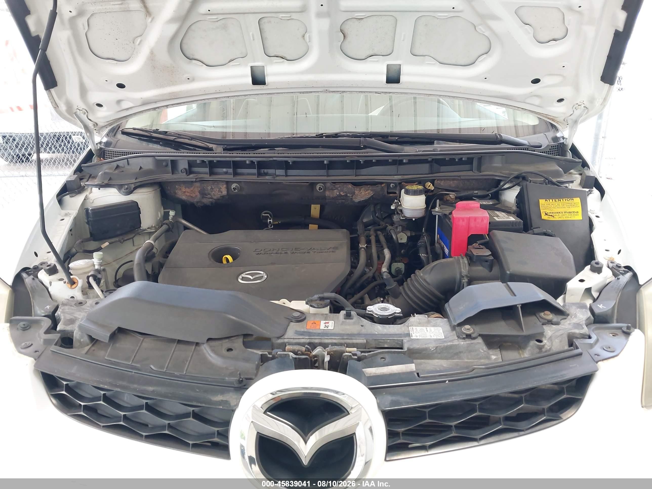 2011 Mazda Cx-7 I Sv White vin: JM3ER2A53B0401179