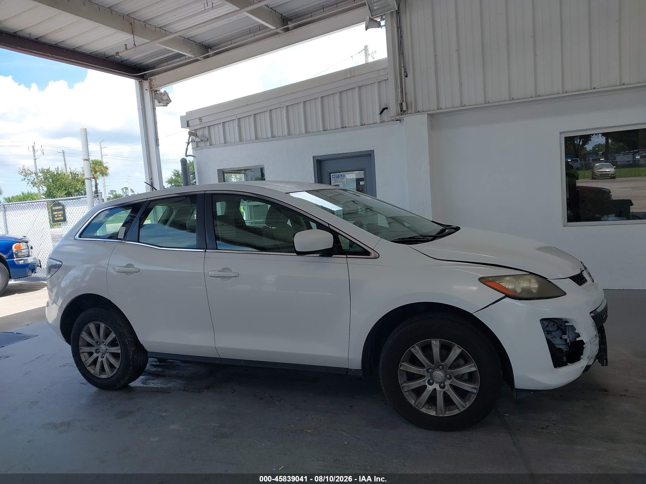 2011 Mazda Cx-7 I Sv White vin: JM3ER2A53B0401179