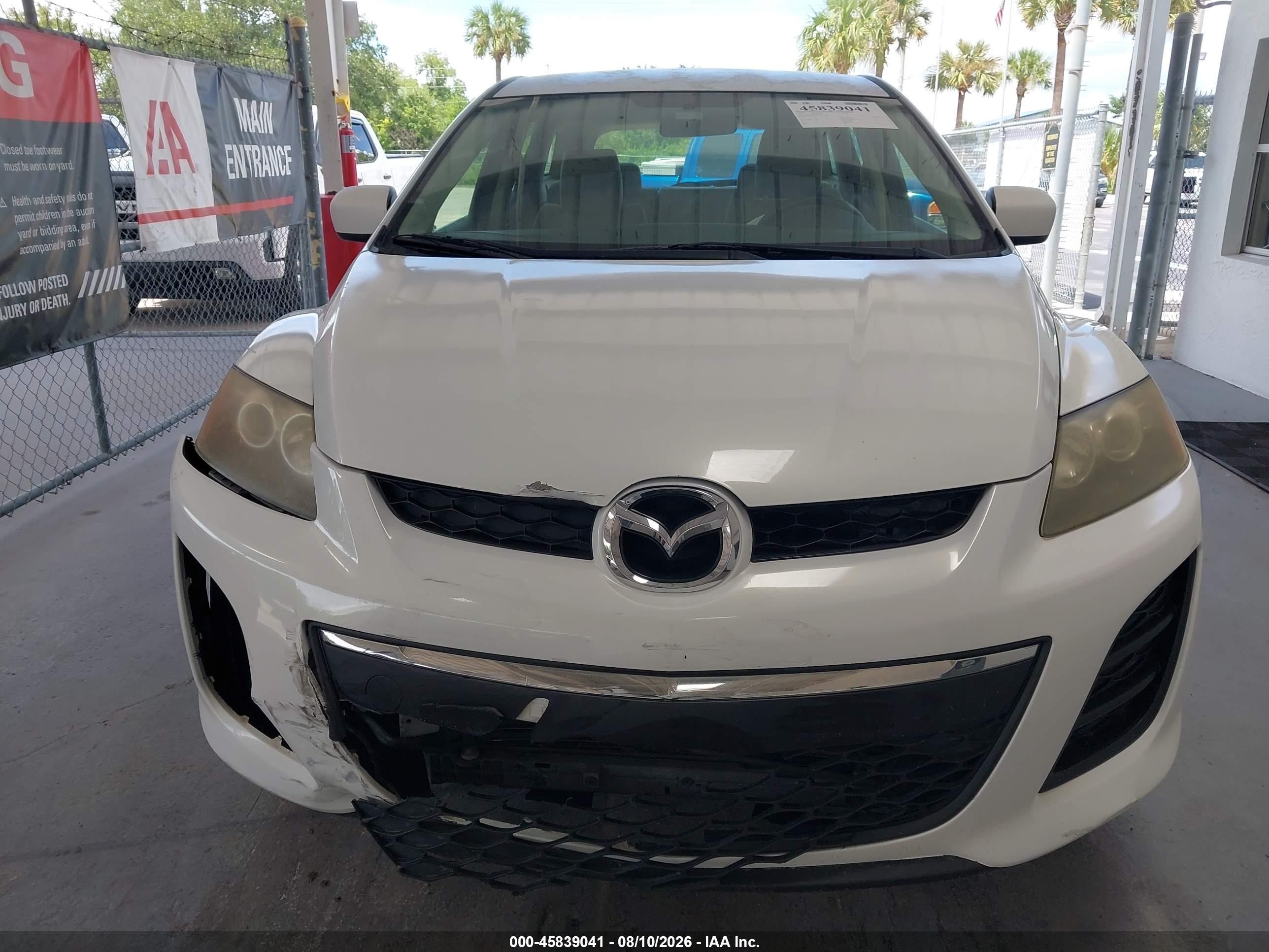 2011 Mazda Cx-7 I Sv White vin: JM3ER2A53B0401179