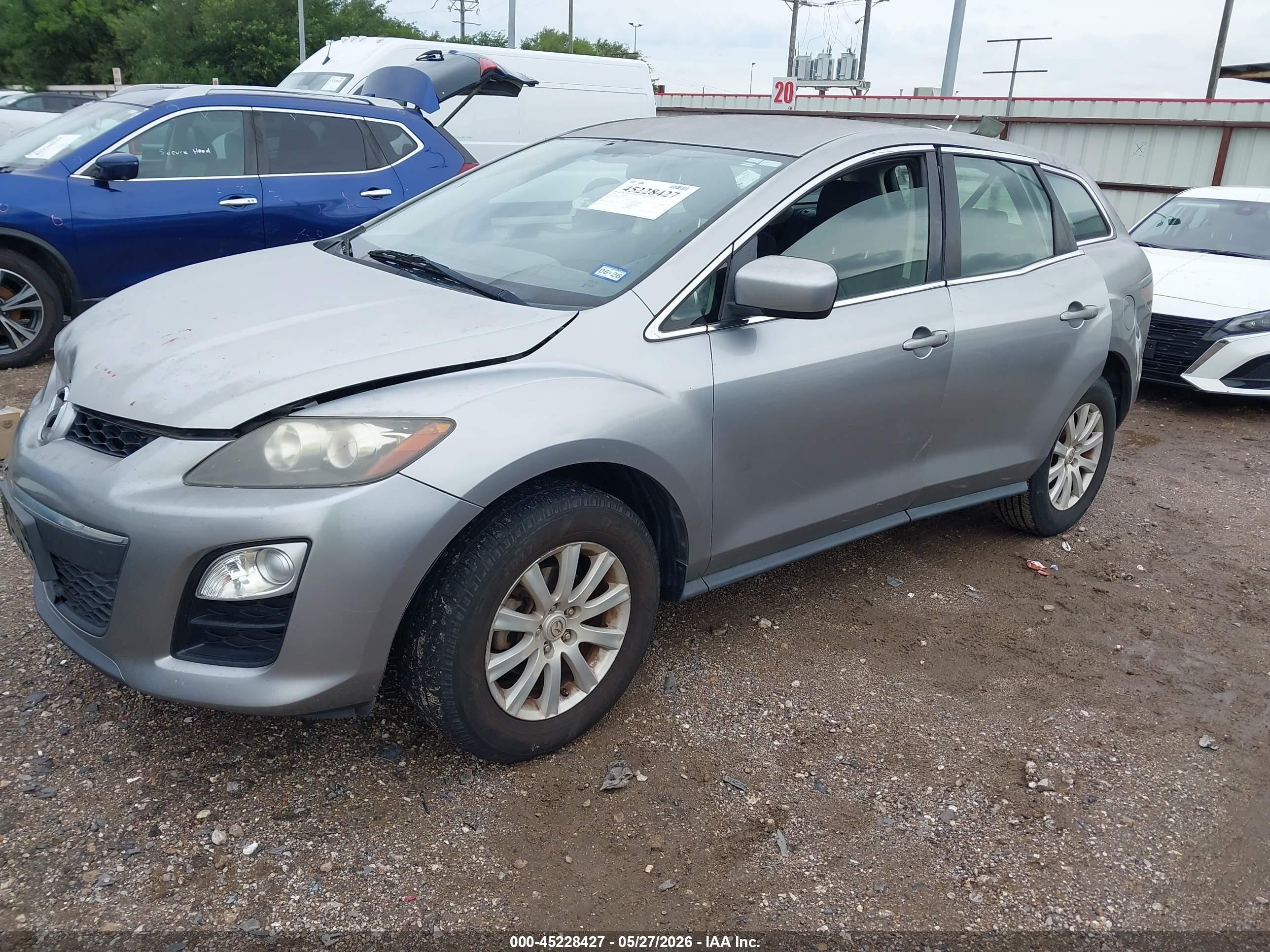 2012 Mazda Cx-7 I Sv Gray vin: JM3ER2A53C0421272