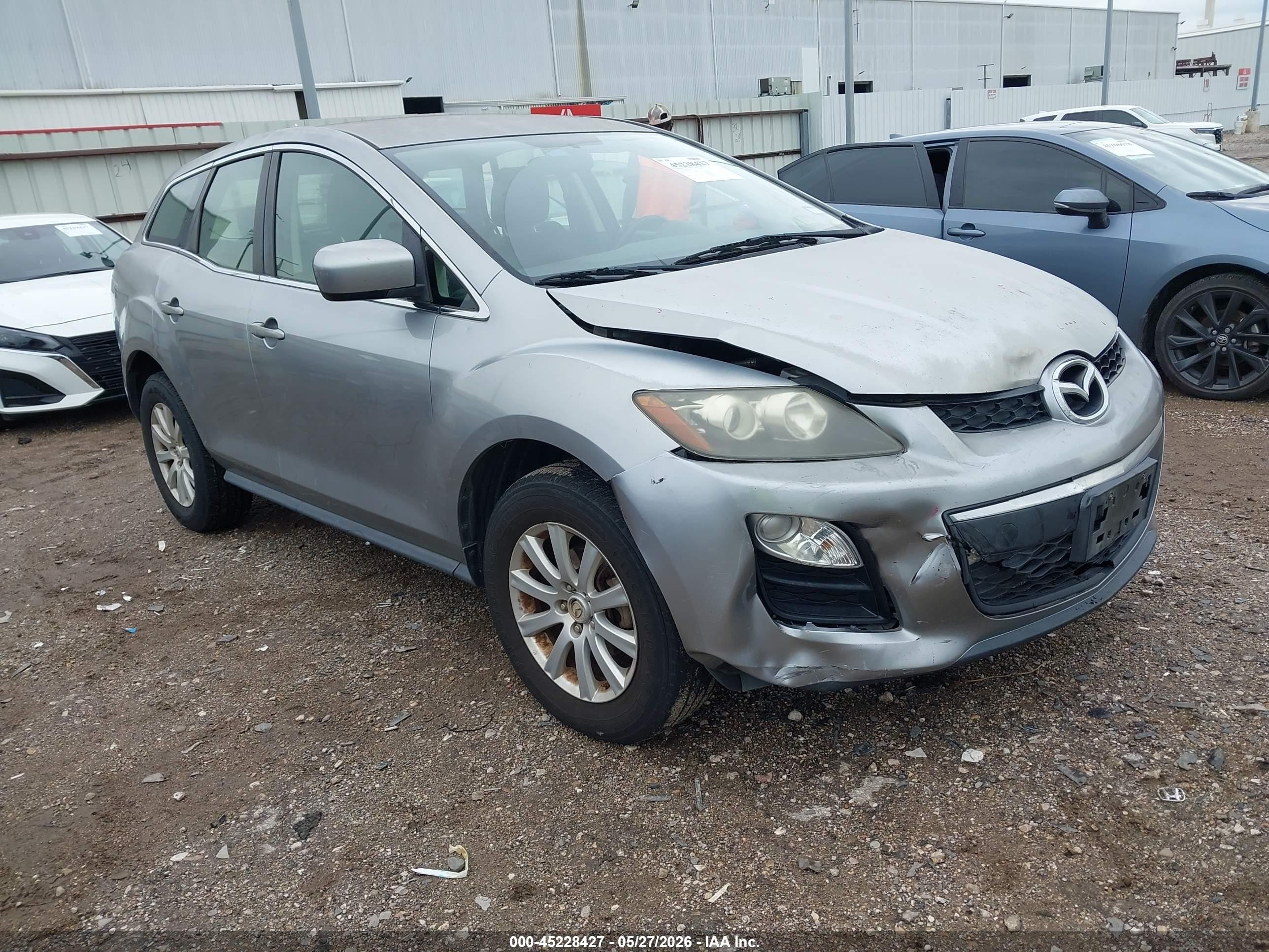 2012 Mazda Cx-7 I Sv Gray vin: JM3ER2A53C0421272