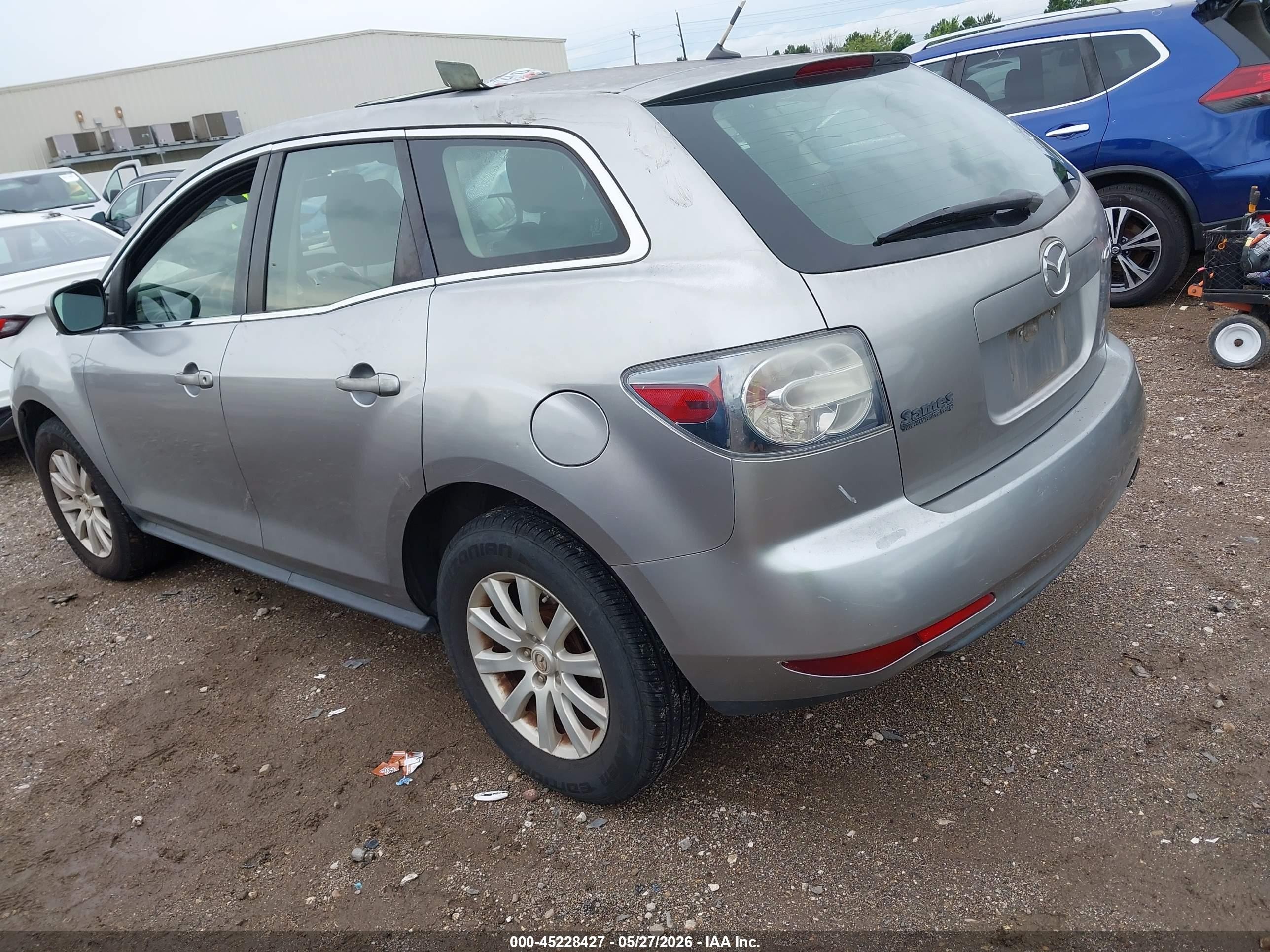 2012 Mazda Cx-7 I Sv Gray vin: JM3ER2A53C0421272