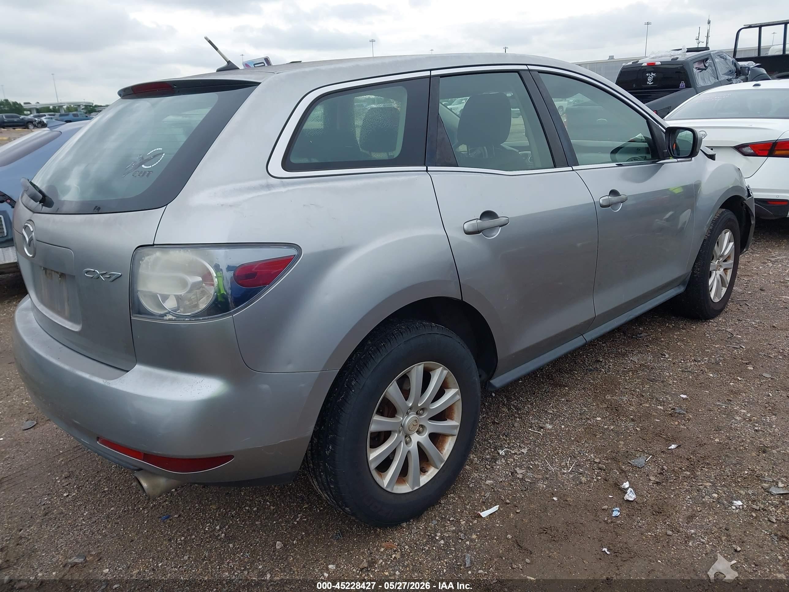 2012 Mazda Cx-7 I Sv Gray vin: JM3ER2A53C0421272