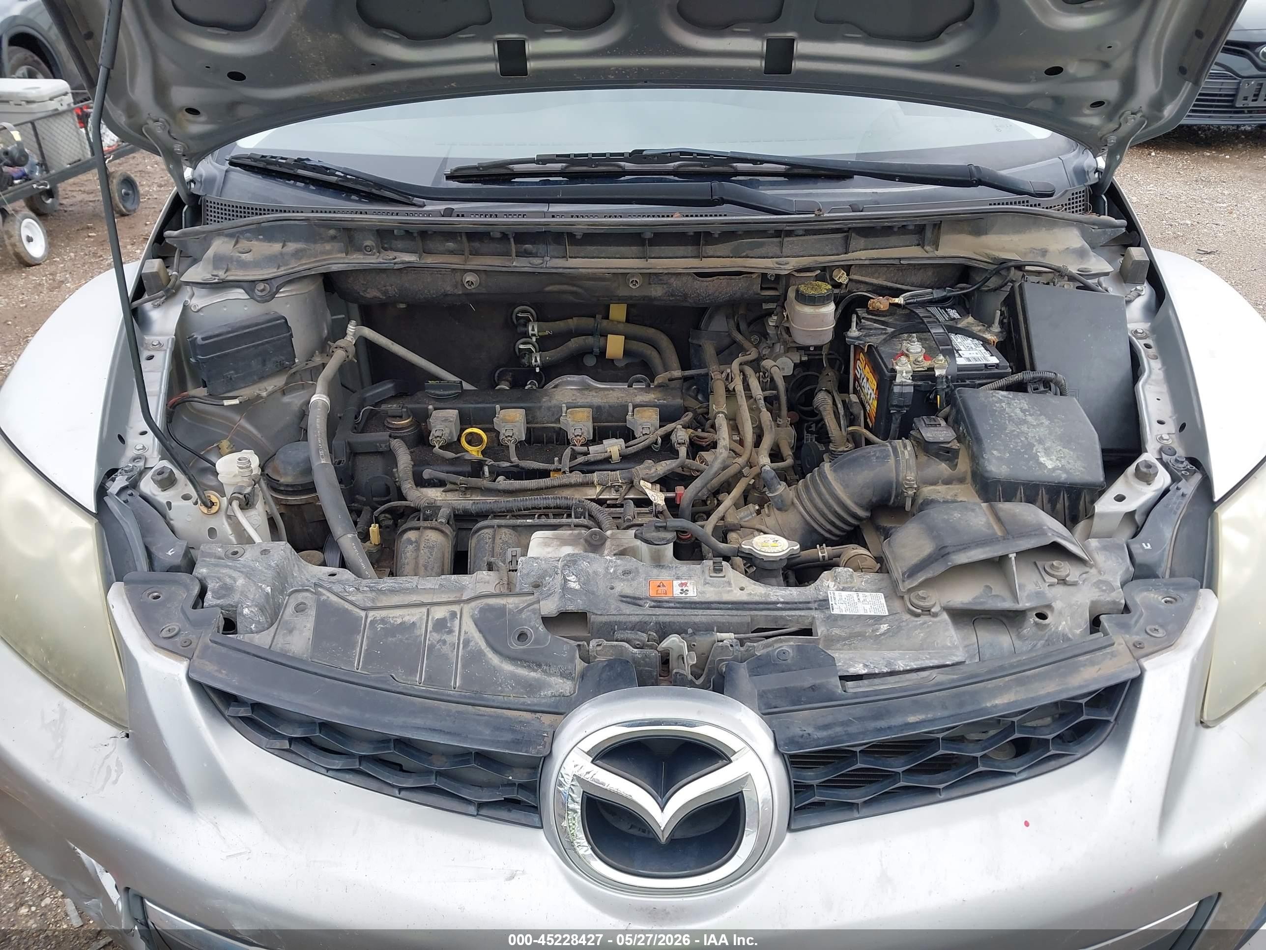 2012 Mazda Cx-7 I Sv Gray vin: JM3ER2A53C0421272