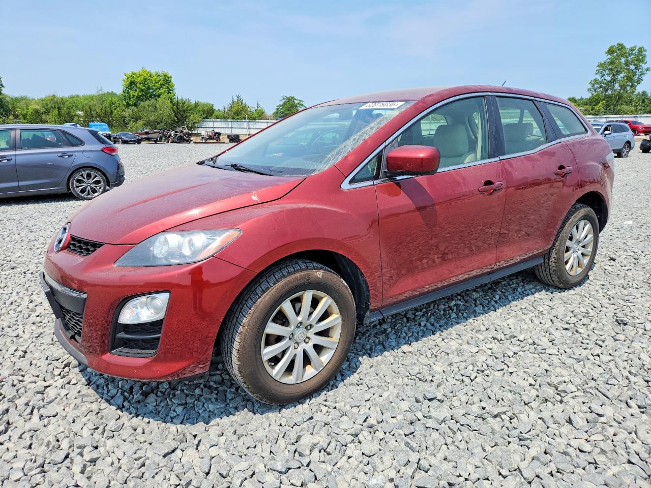 2011 Mazda Cx-7 Red vin: JM3ER2A55B0409221