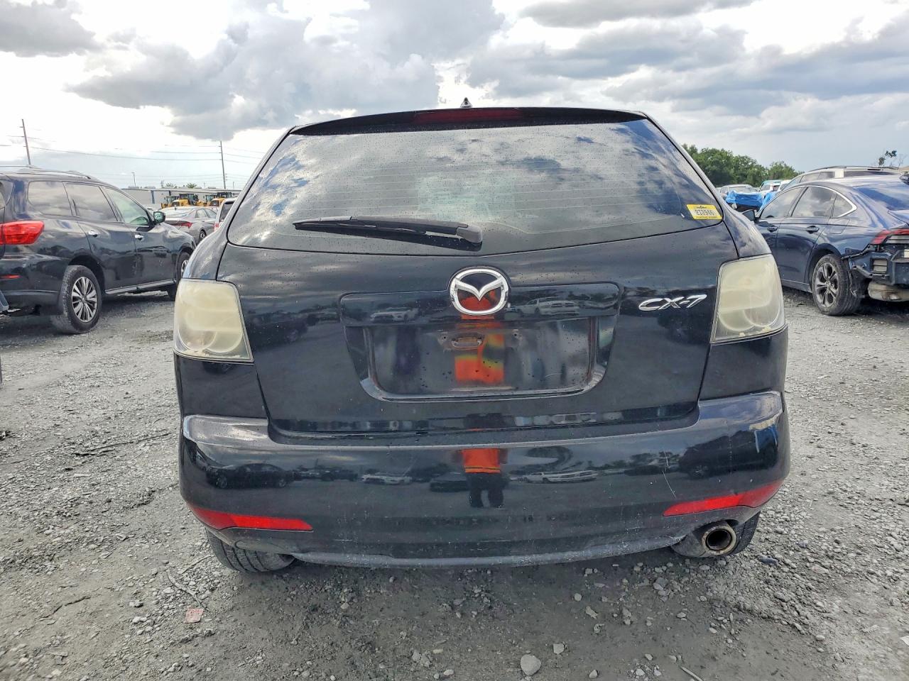 2012 Mazda Cx-7 Black vin: JM3ER2A55C0419751