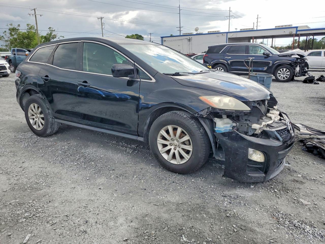 2012 Mazda Cx-7 Black vin: JM3ER2A55C0419751