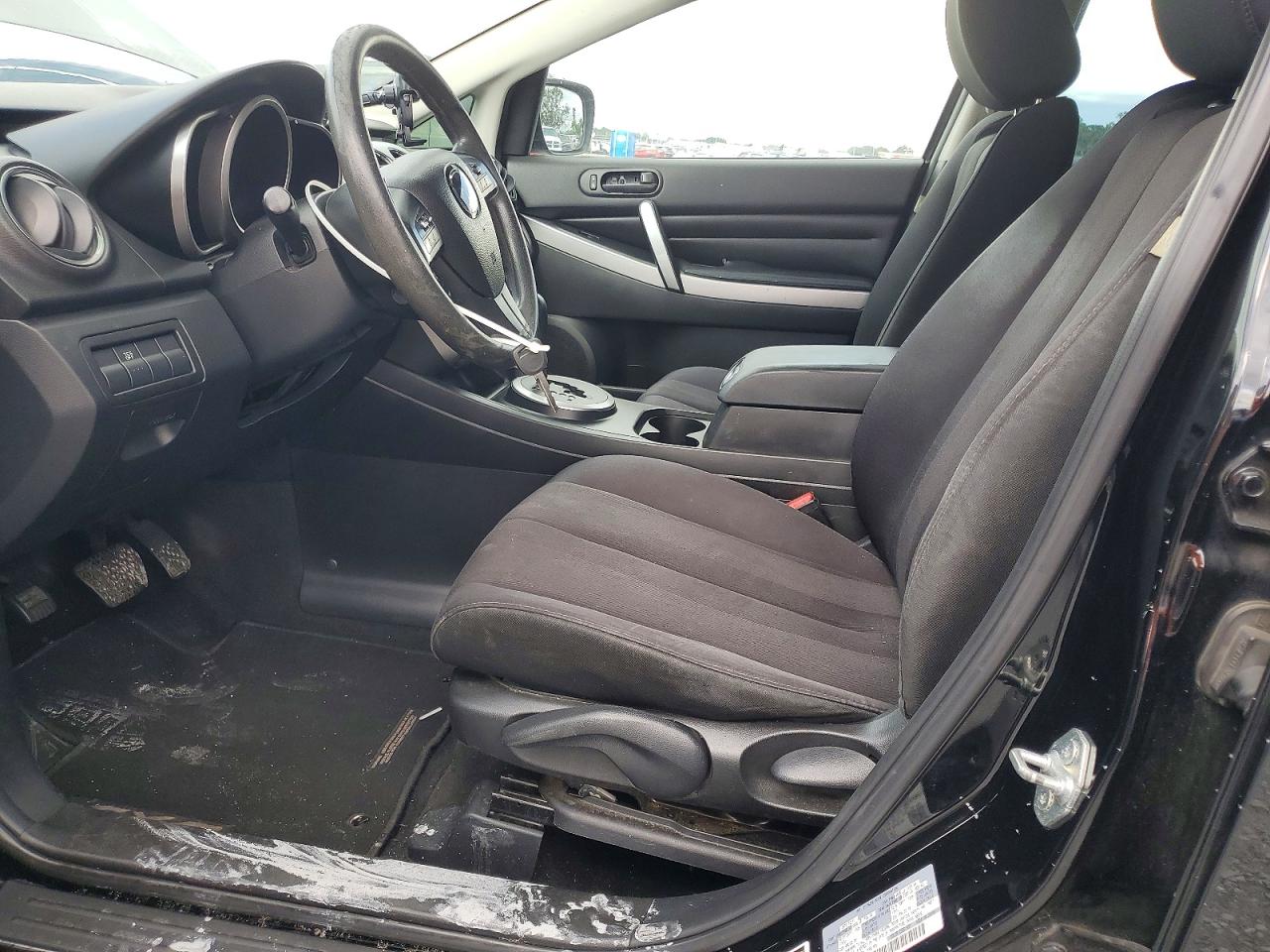 2012 Mazda Cx-7 Black vin: JM3ER2A55C0419751
