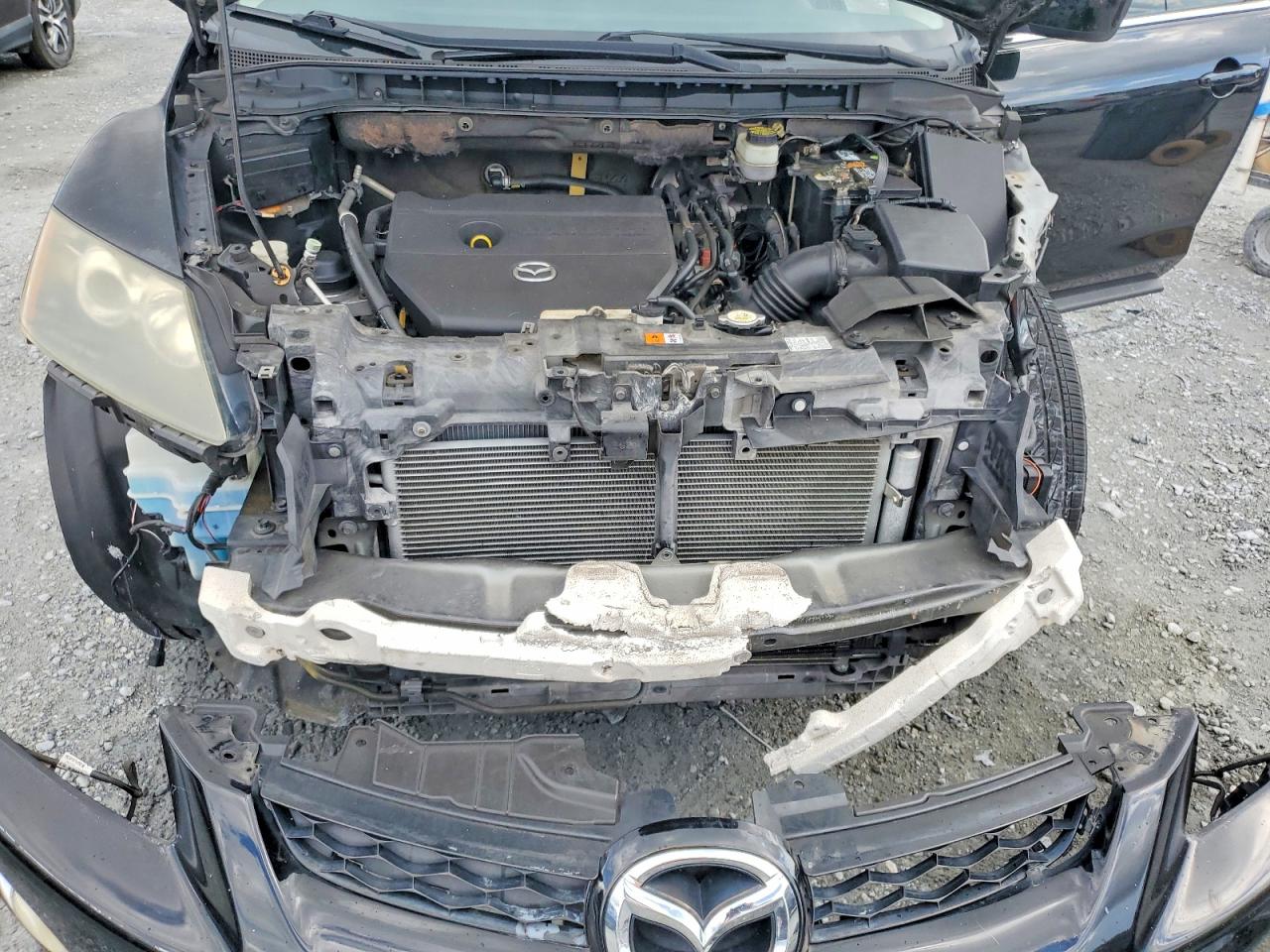 2012 Mazda Cx-7 Black vin: JM3ER2A55C0419751
