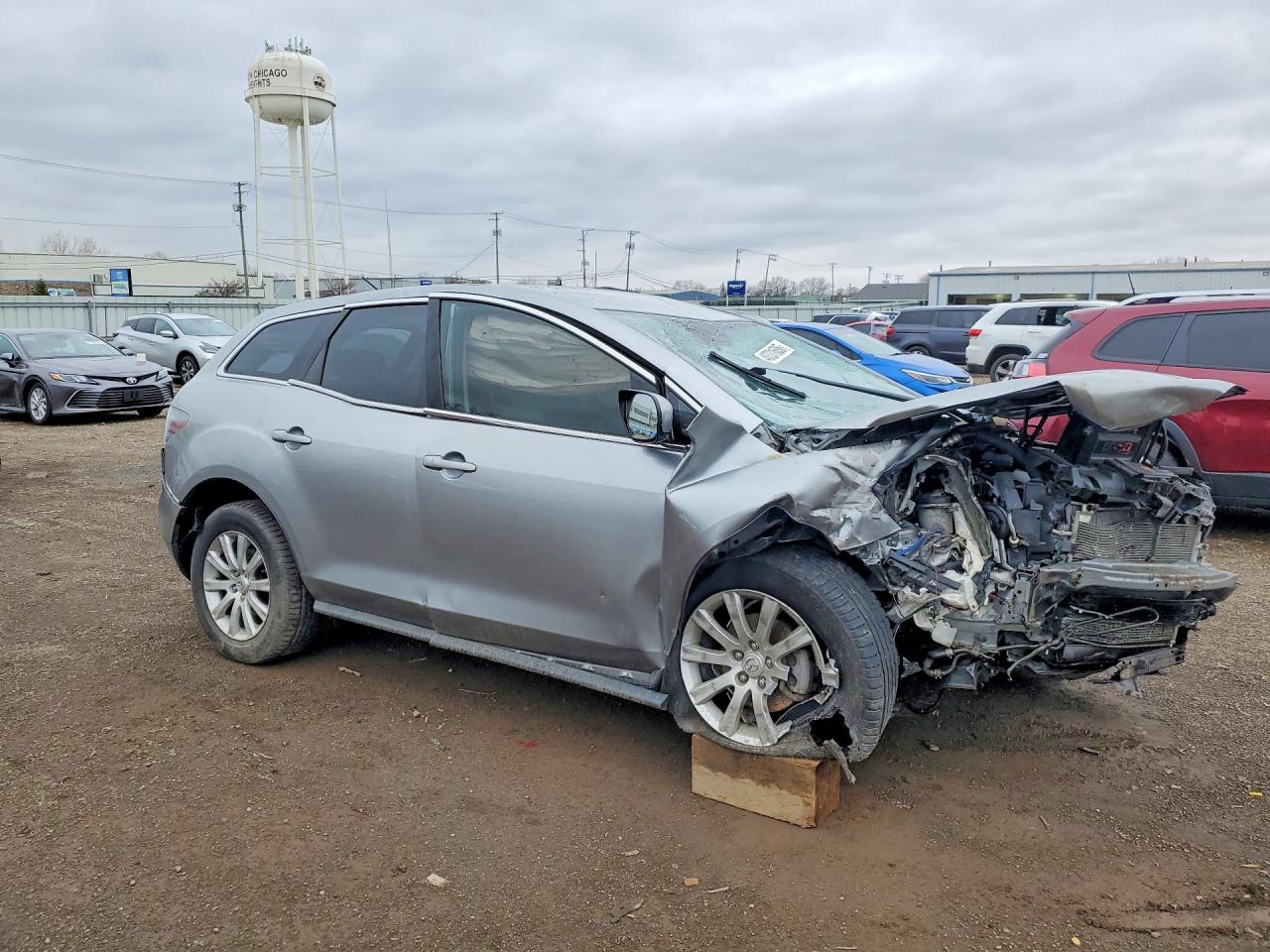 2012 Mazda Cx-7 Серебряный vin: JM3ER2A56C0419631