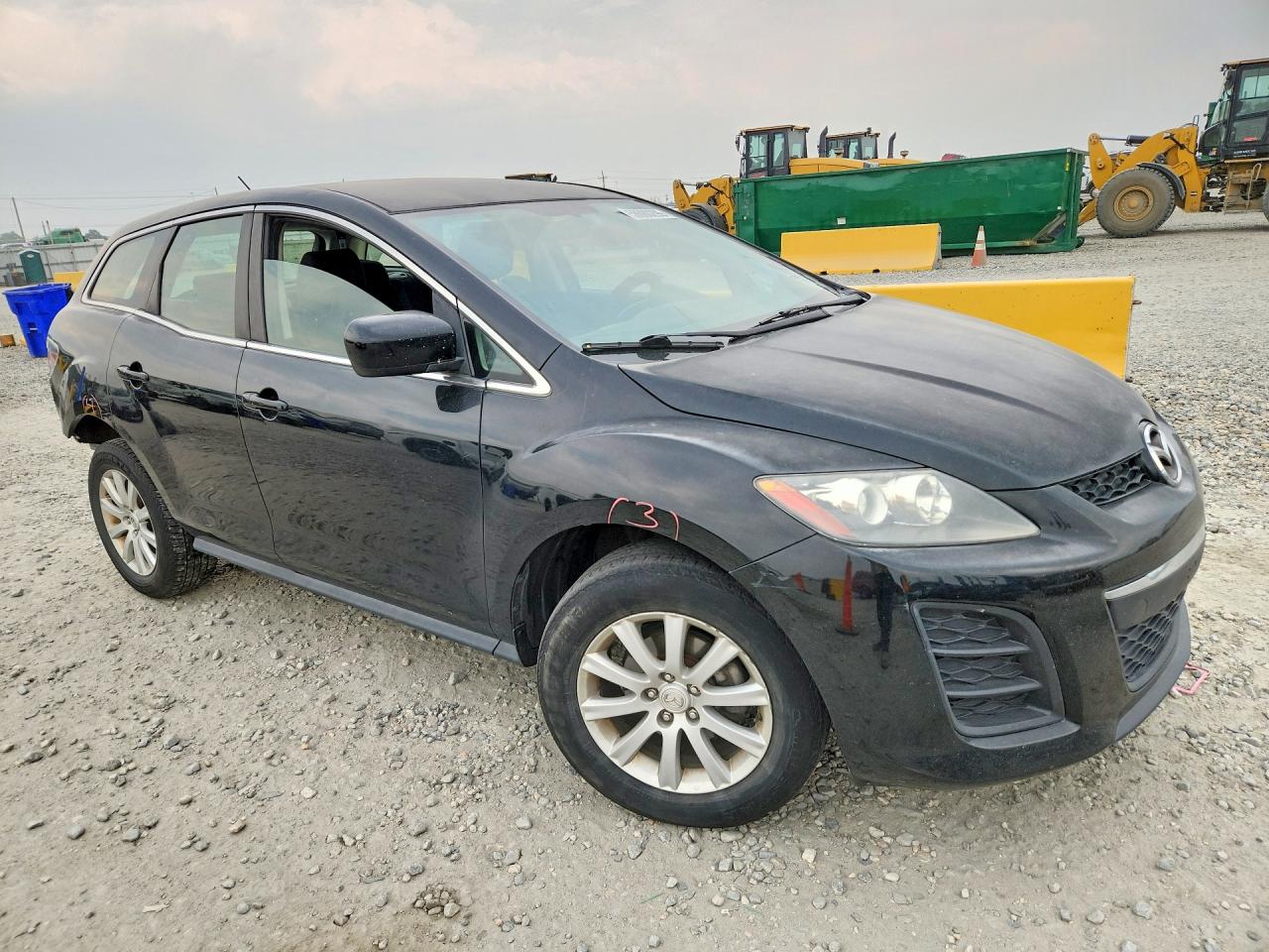 2011 Mazda Cx-7 Black vin: JM3ER2A57B0384354