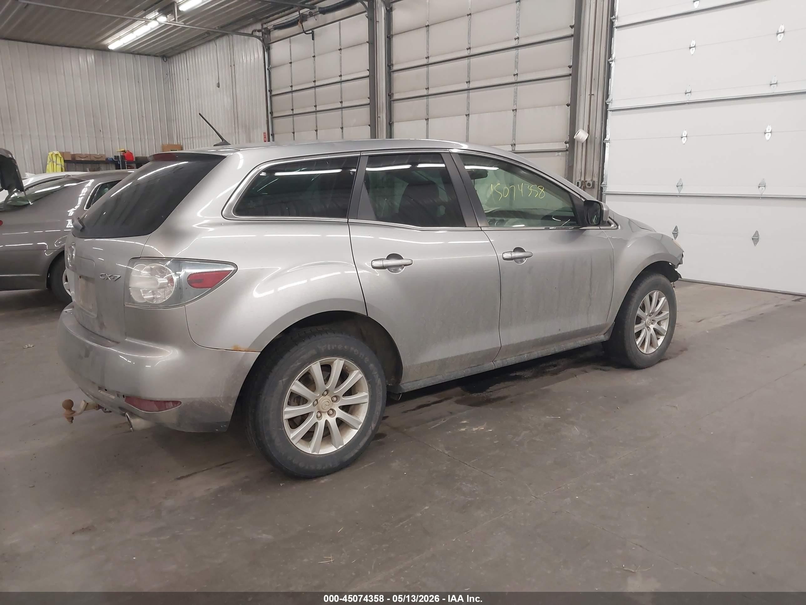 2011 Mazda Cx-7 I Sv Серебряный vin: JM3ER2A57B0394303