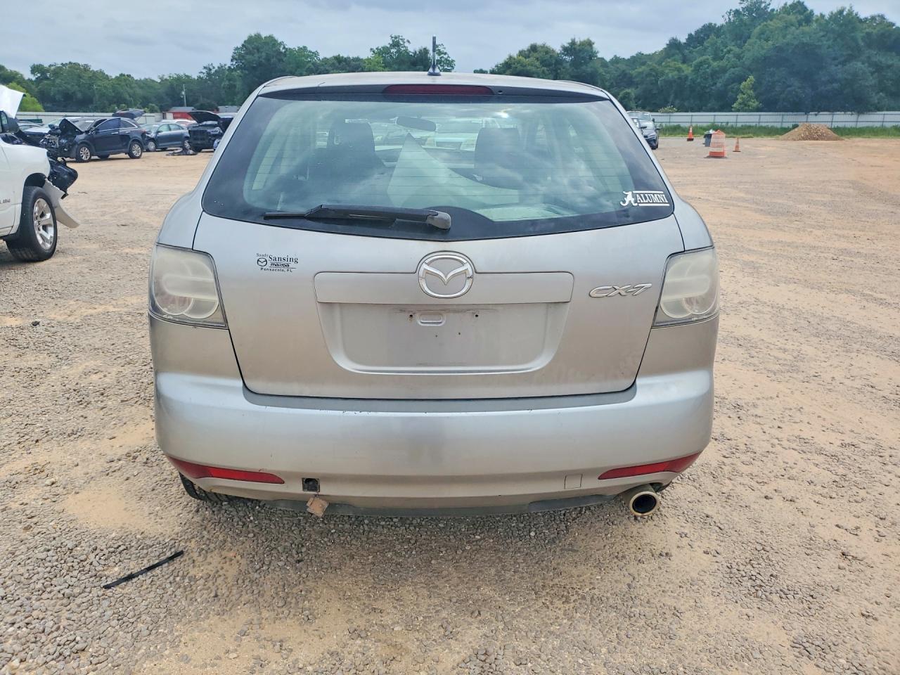 2011 Mazda Cx-7 Silver vin: JM3ER2A58B0405082