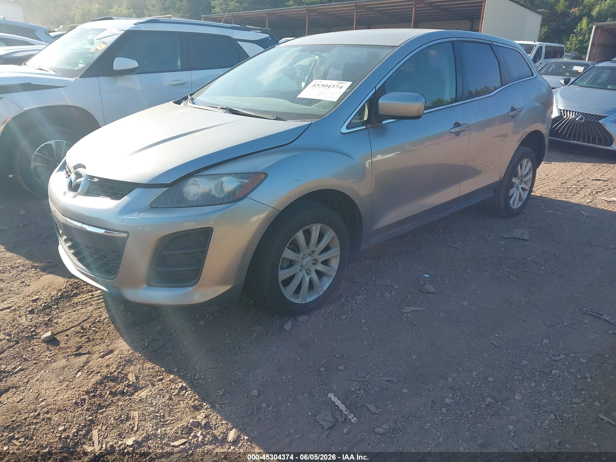 2011 Mazda Cx-7 I Sv Silver vin: JM3ER2A59B0383075