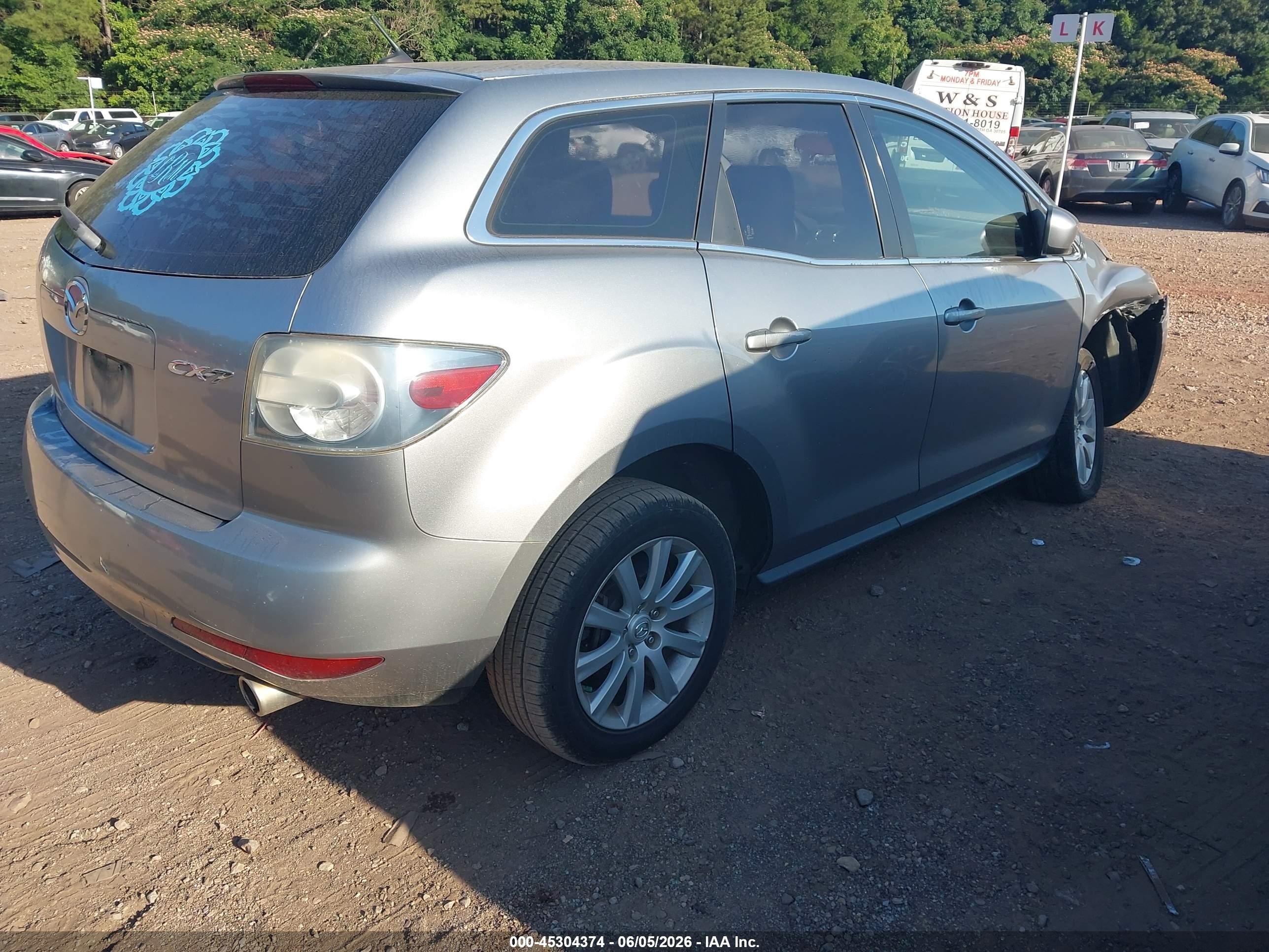 2011 Mazda Cx-7 I Sv Silver vin: JM3ER2A59B0383075