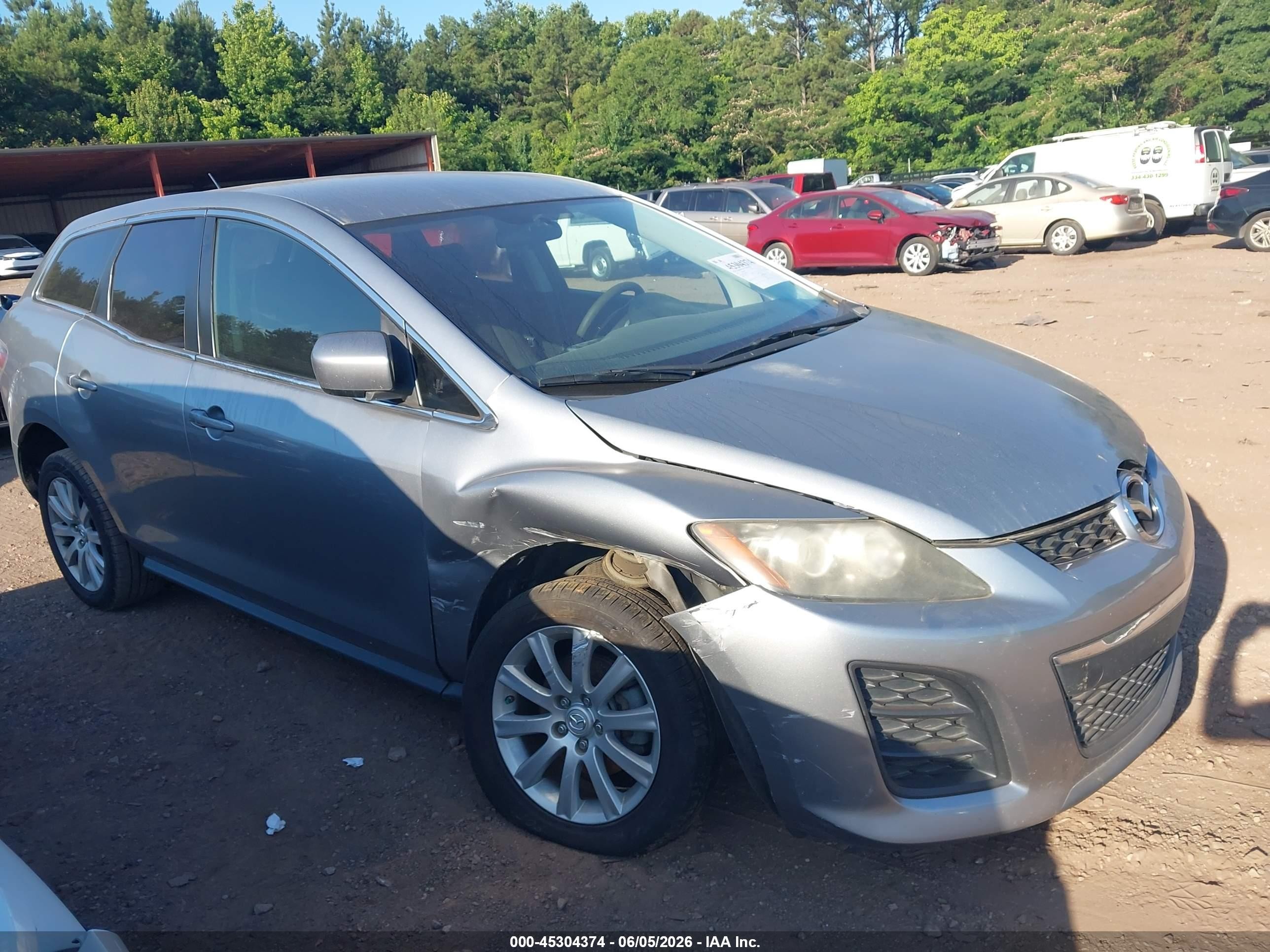 2011 Mazda Cx-7 I Sv Silver vin: JM3ER2A59B0383075