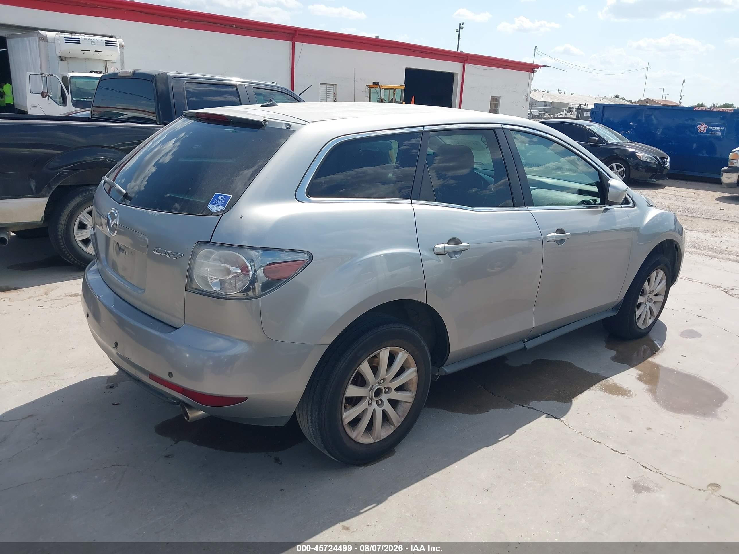 2011 Mazda Cx-7 I Sv Gray vin: JM3ER2A59B0397560