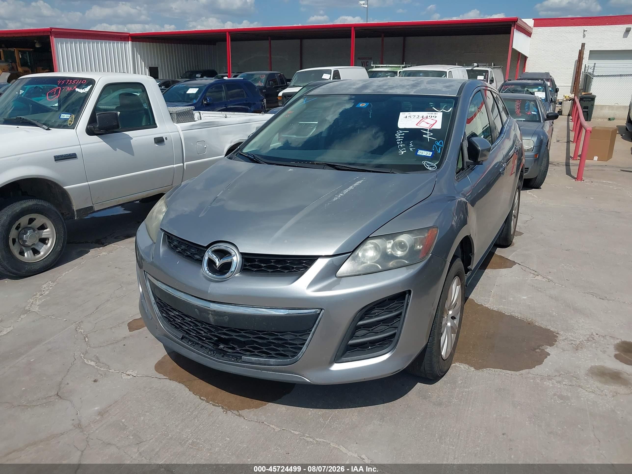 2011 Mazda Cx-7 I Sv Gray vin: JM3ER2A59B0397560