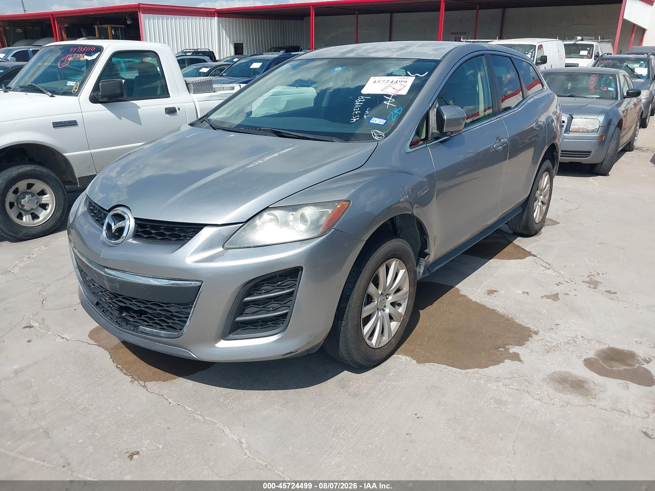 2011 Mazda Cx-7 I Sv Gray vin: JM3ER2A59B0397560