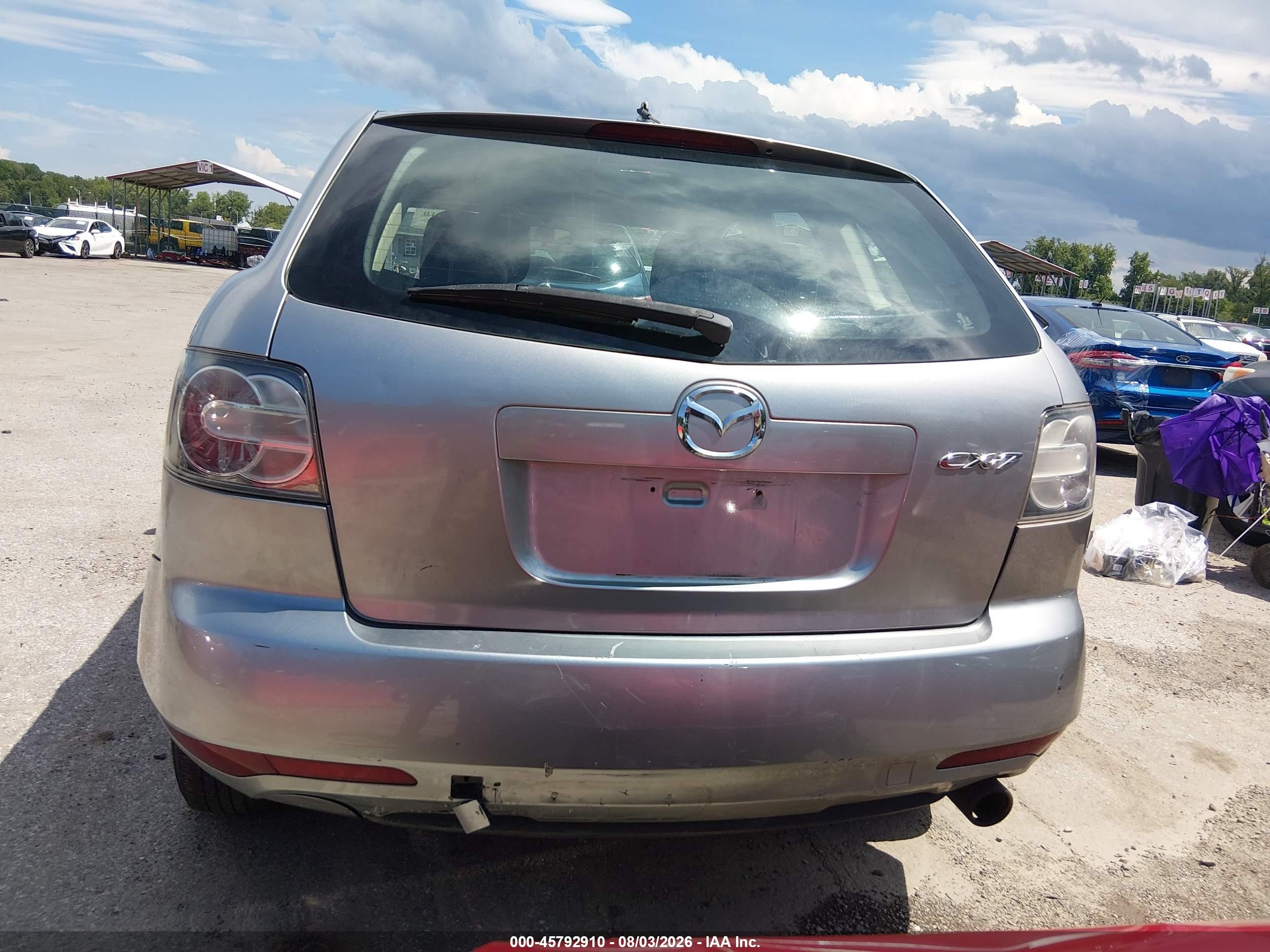 2011 Mazda Cx-7 I Sv Gray vin: JM3ER2AM1B0372353