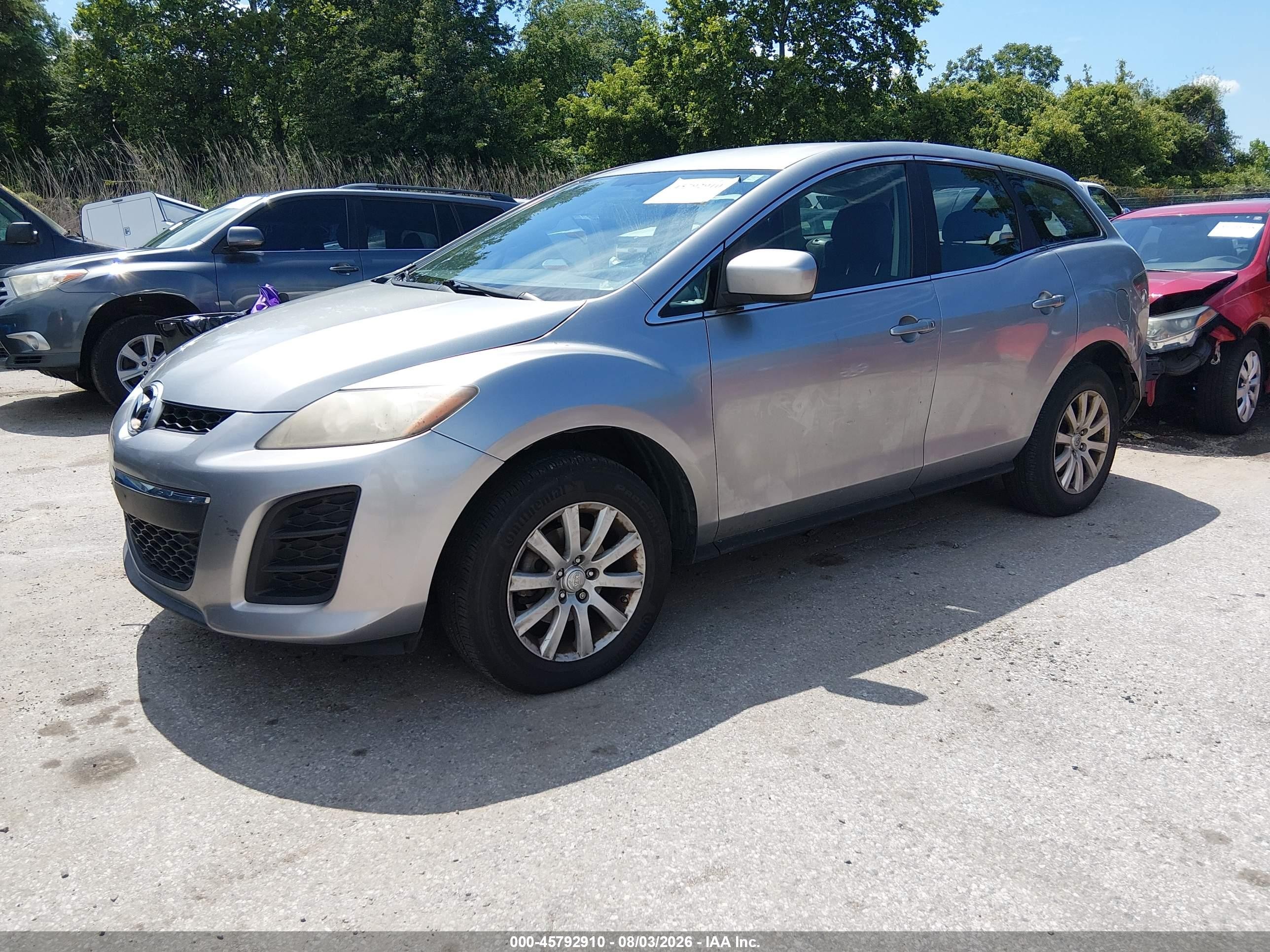 2011 Mazda Cx-7 I Sv Gray vin: JM3ER2AM1B0372353