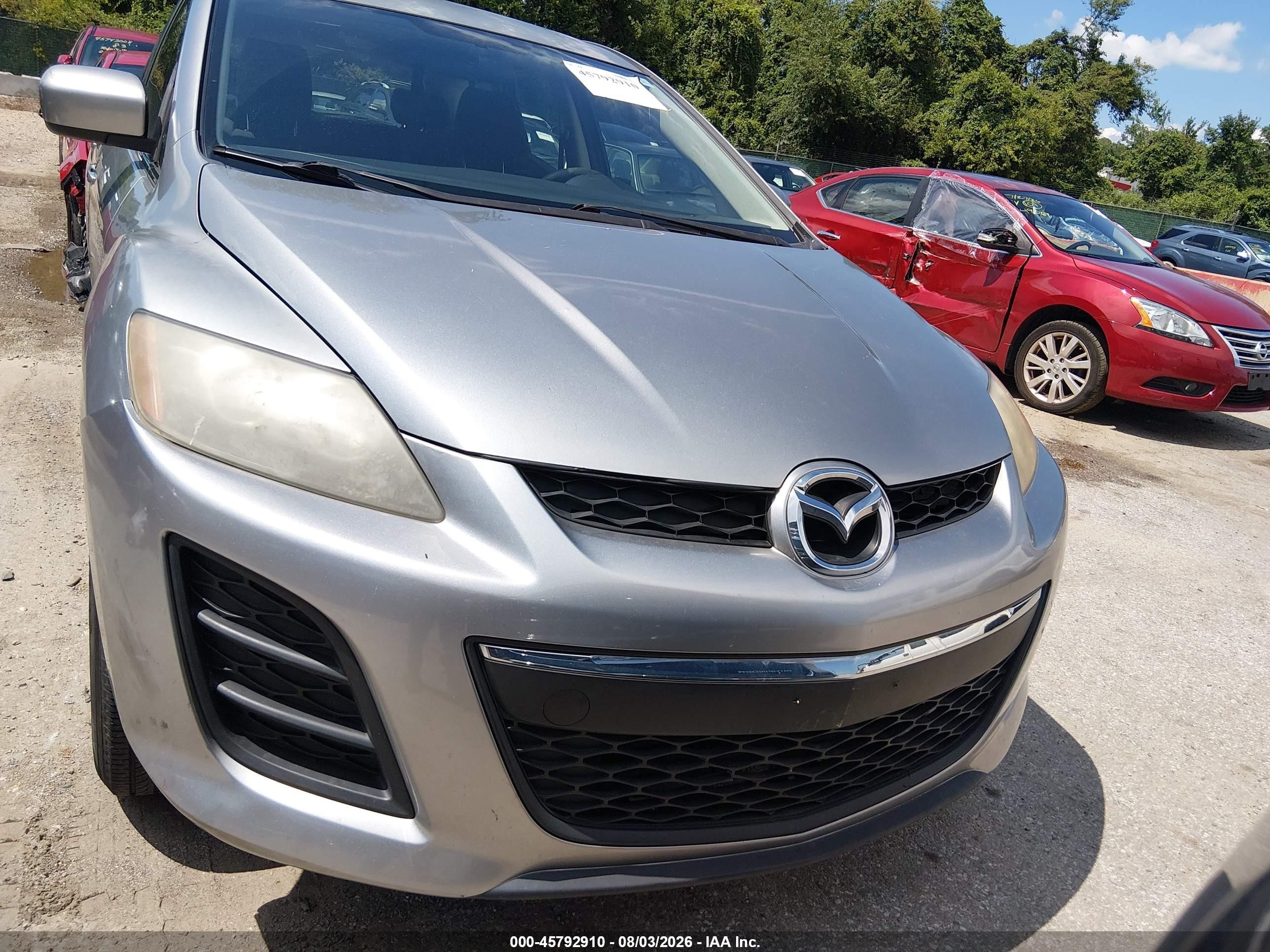 2011 Mazda Cx-7 I Sv Gray vin: JM3ER2AM1B0372353