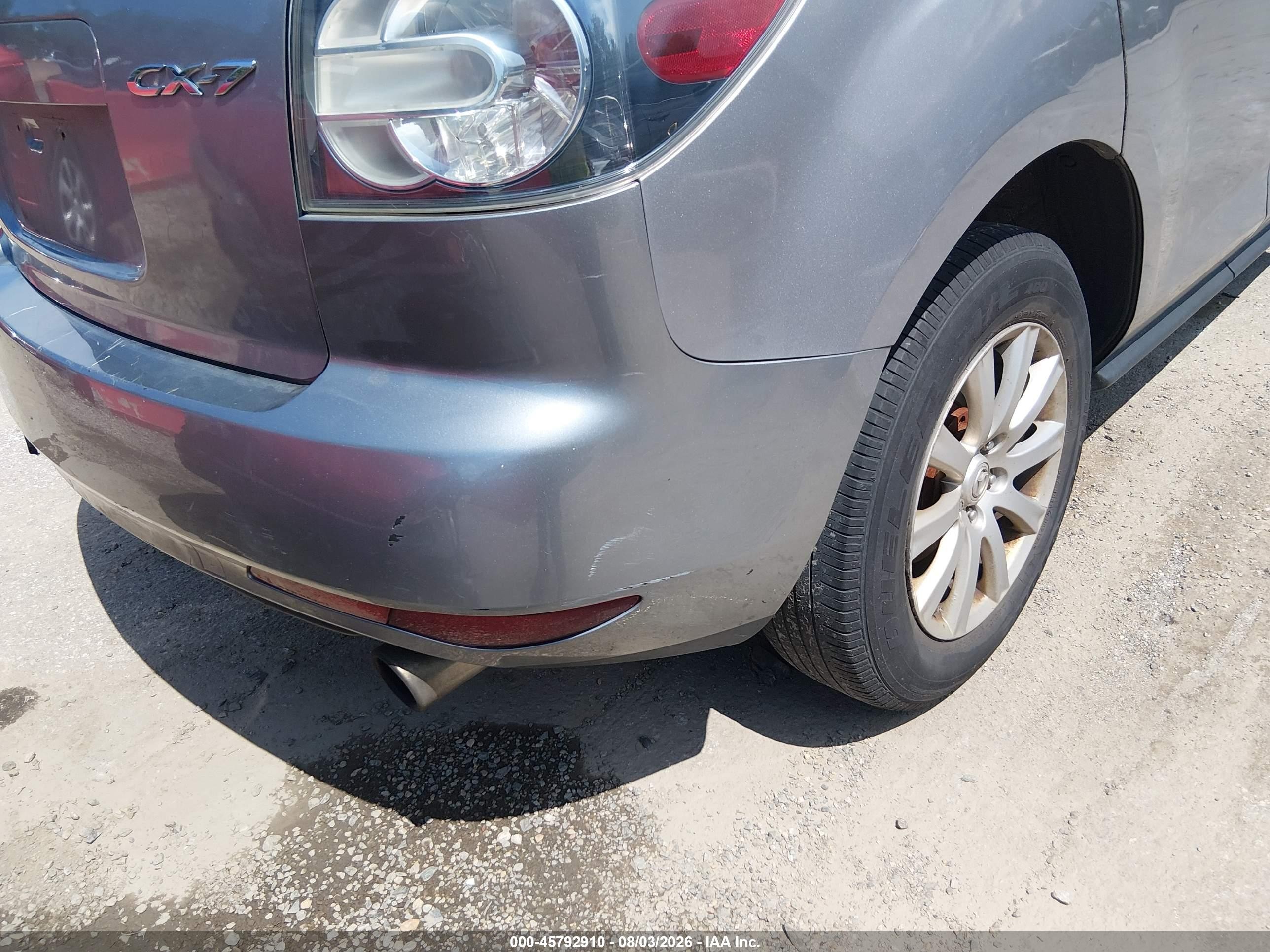 2011 Mazda Cx-7 I Sv Gray vin: JM3ER2AM1B0372353