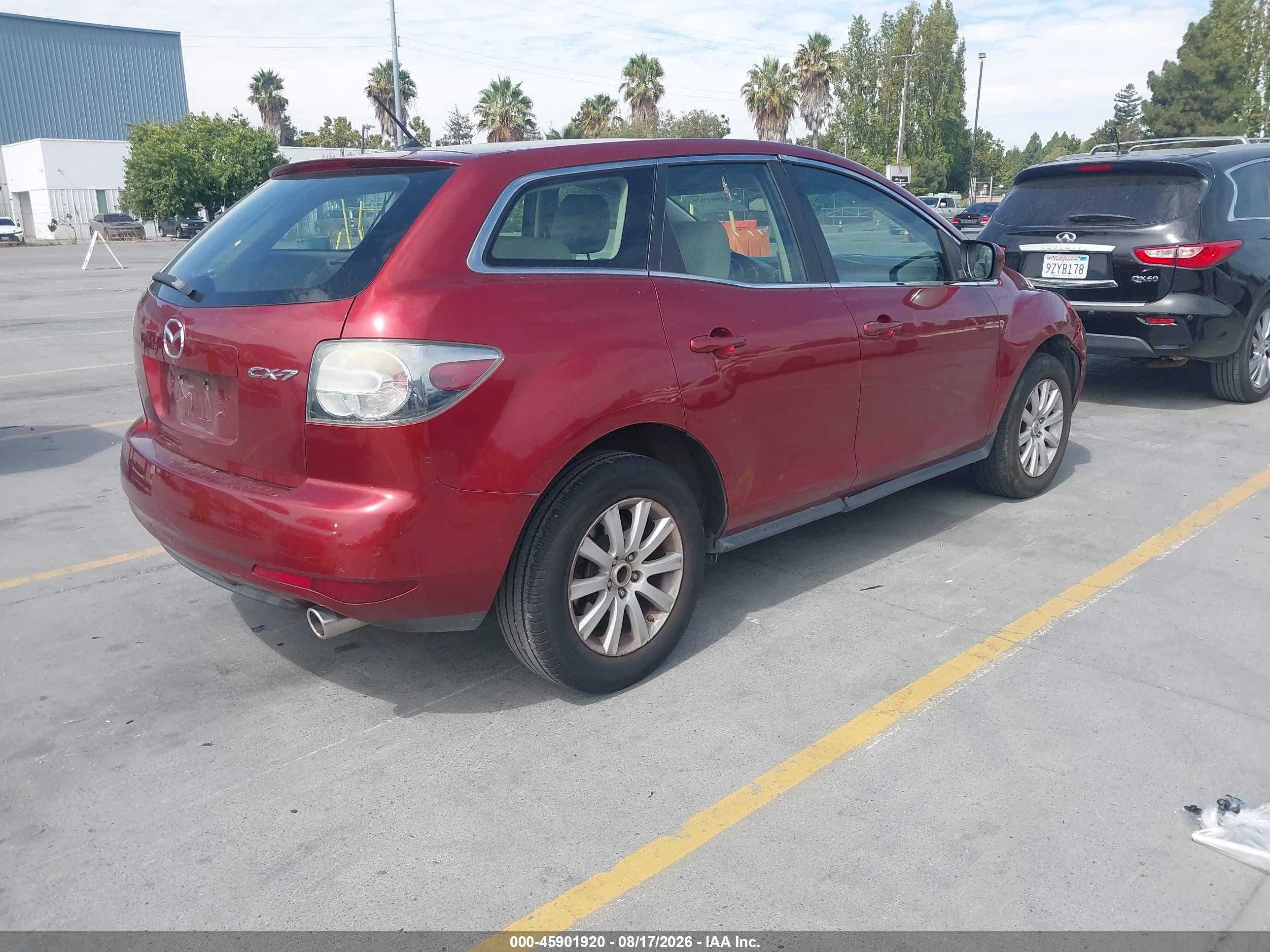 2011 Mazda Cx-7 I Sv Red vin: JM3ER2AM2B0361510
