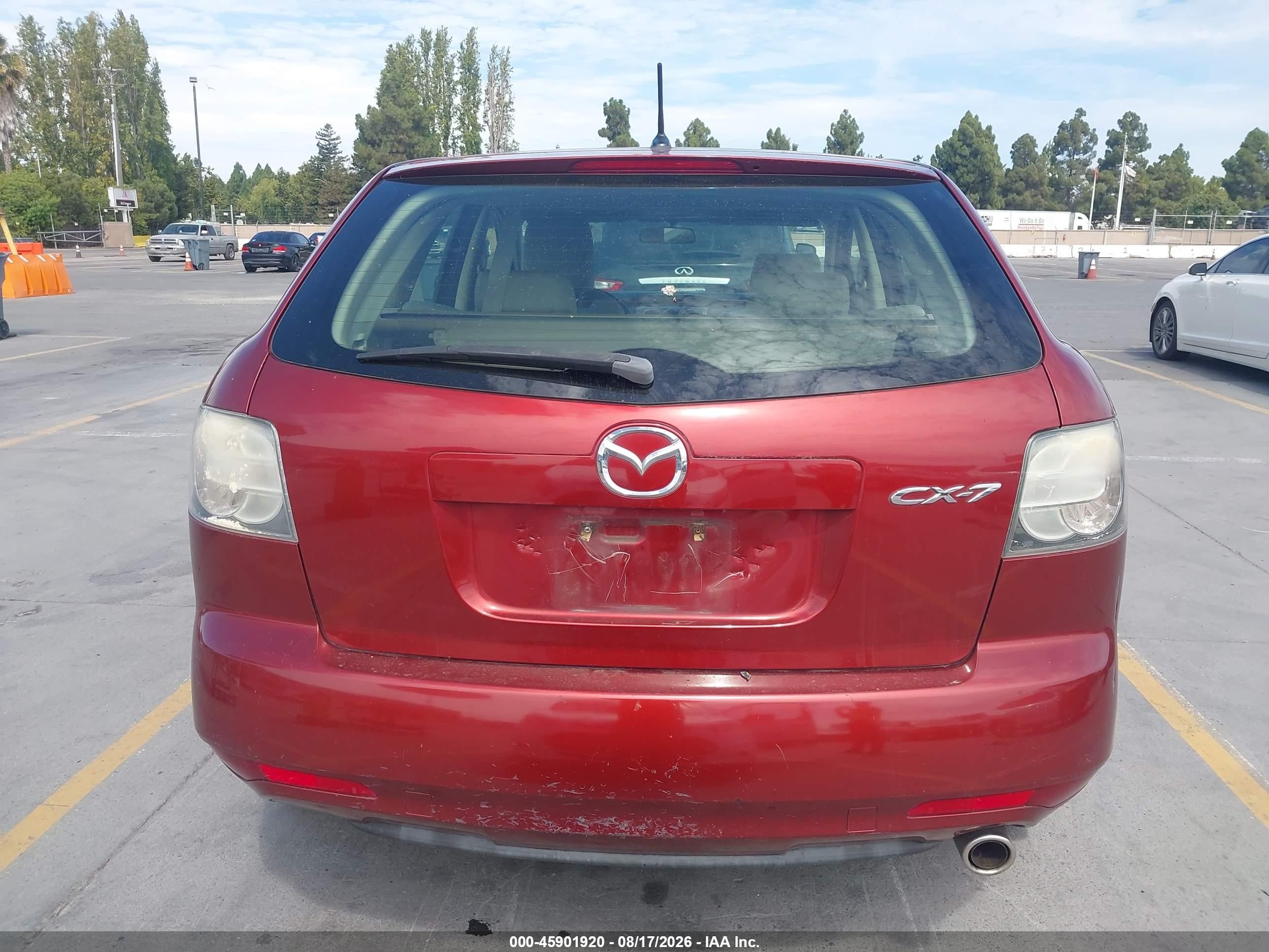 2011 Mazda Cx-7 I Sv Red vin: JM3ER2AM2B0361510