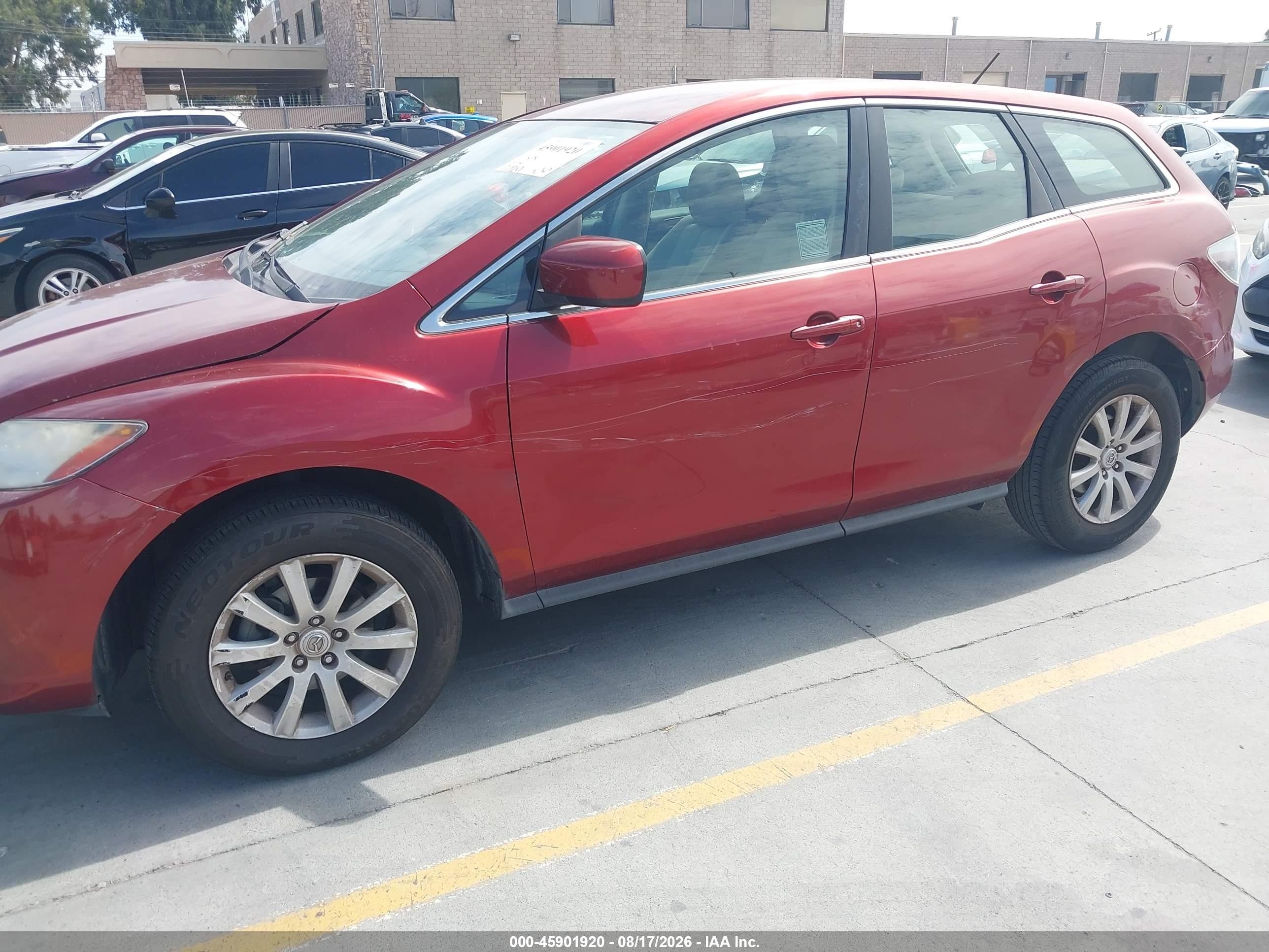 2011 Mazda Cx-7 I Sv Red vin: JM3ER2AM2B0361510