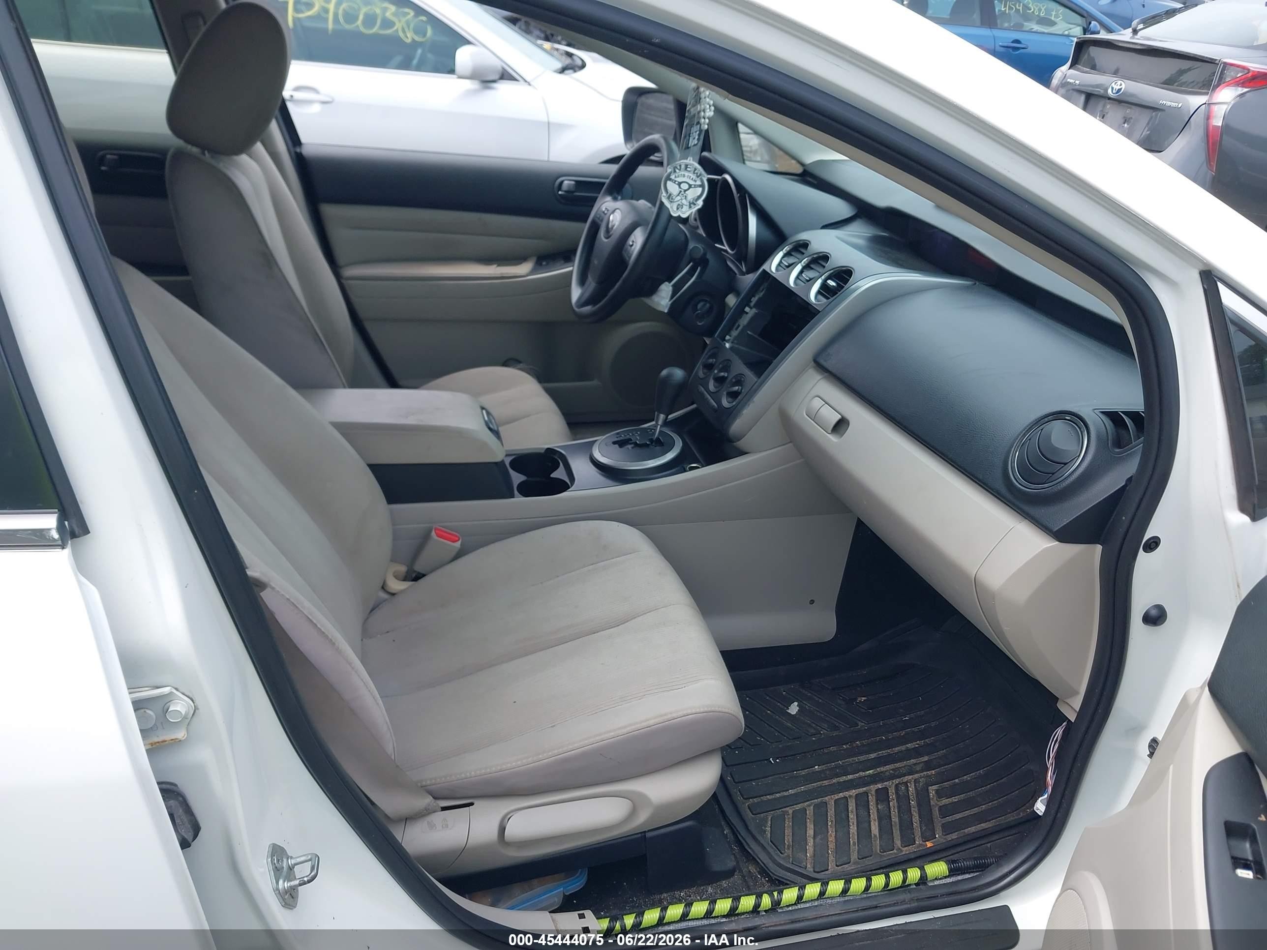 2012 Mazda Cx-7 I Sv Белый vin: JM3ER2AM2C0418368
