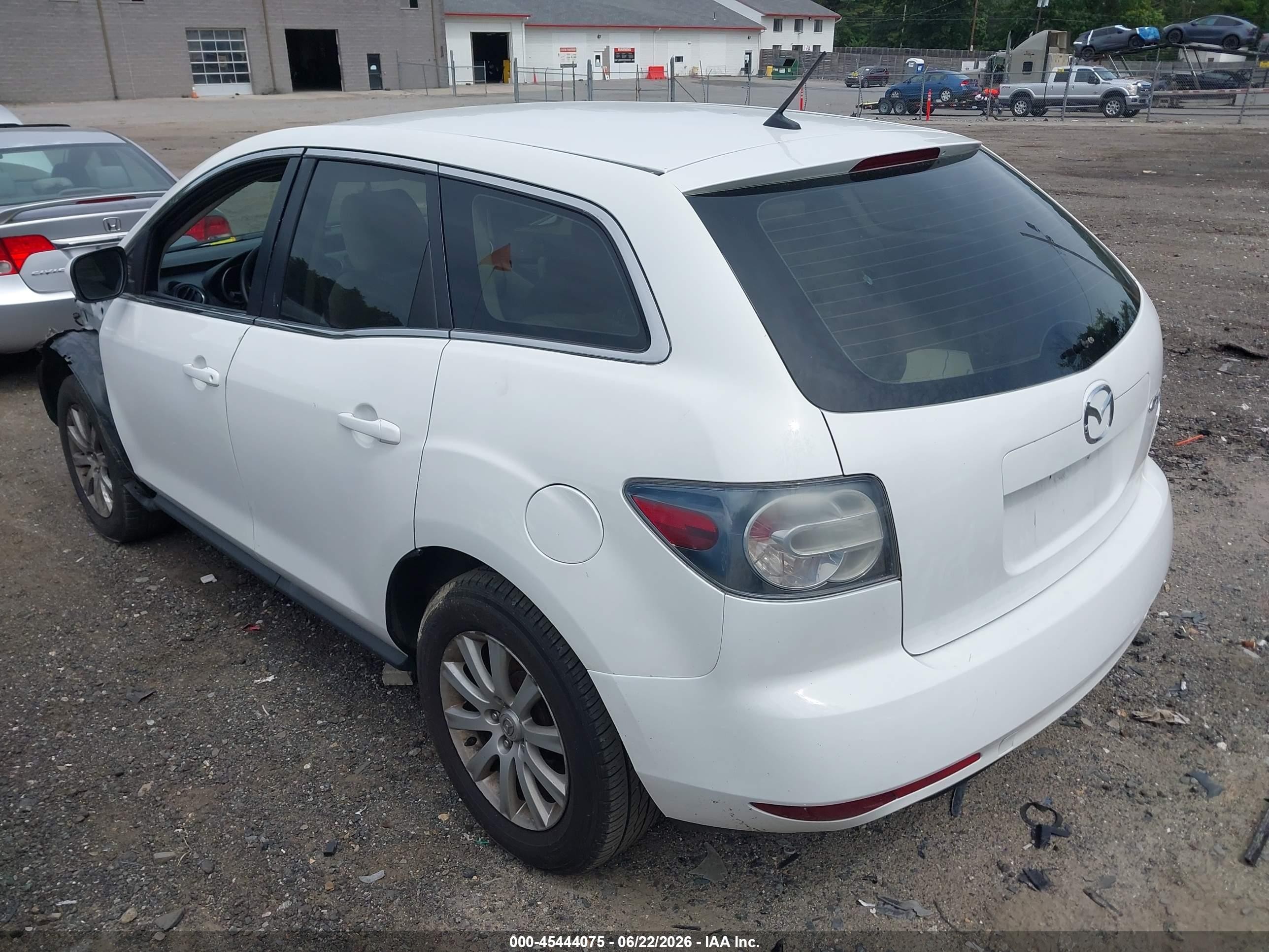2012 Mazda Cx-7 I Sv Белый vin: JM3ER2AM2C0418368
