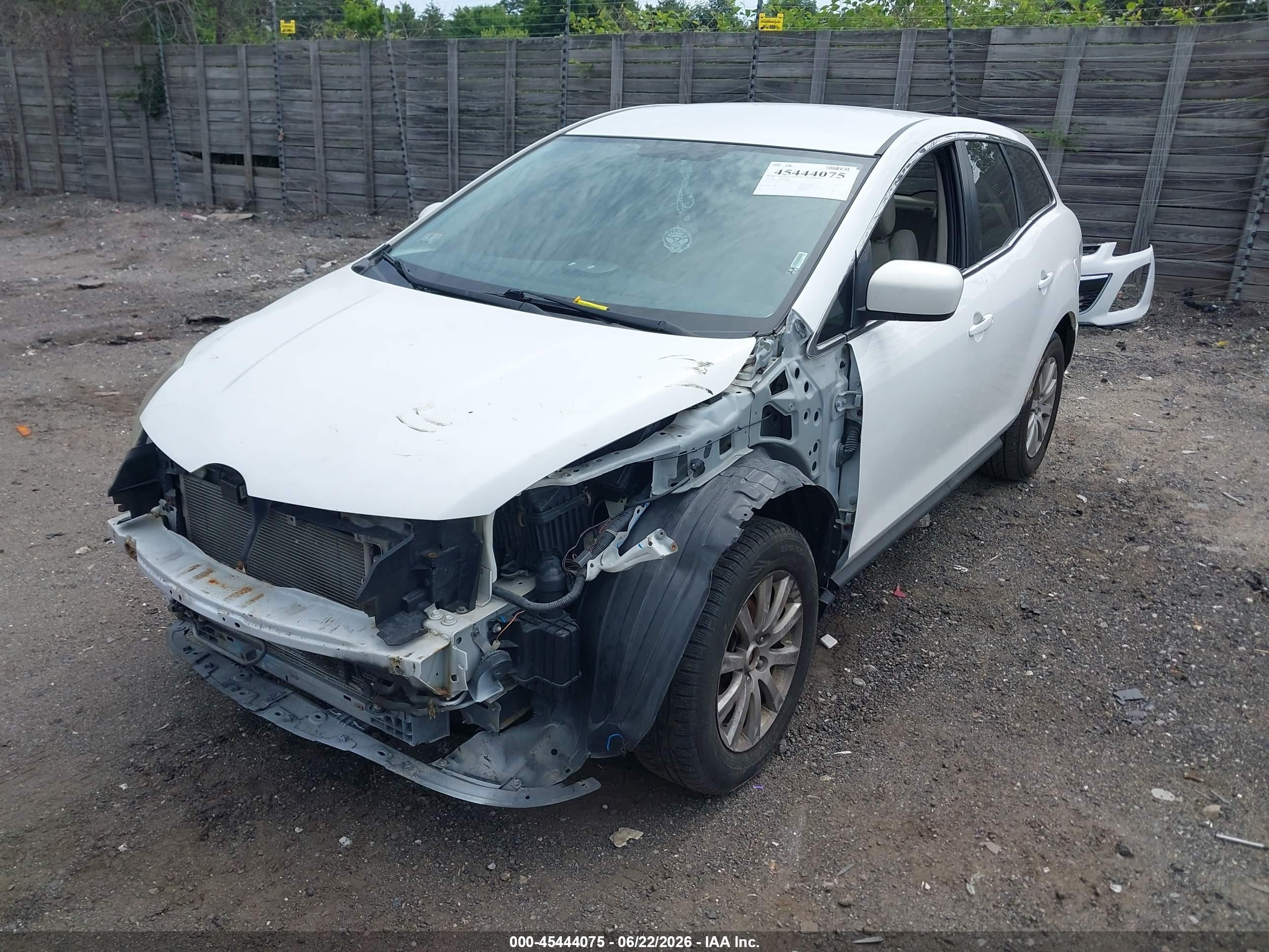 2012 Mazda Cx-7 I Sv Белый vin: JM3ER2AM2C0418368