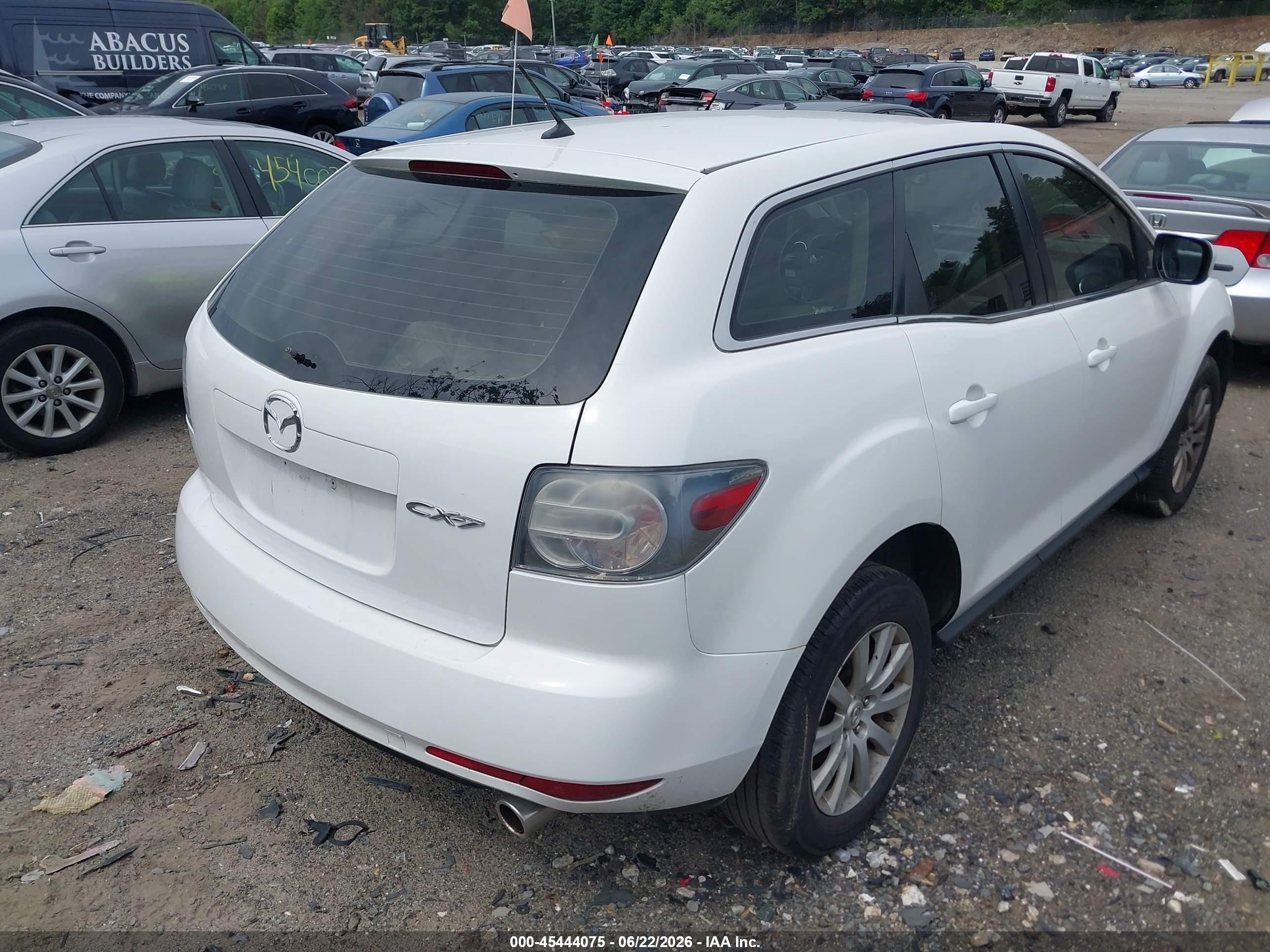 2012 Mazda Cx-7 I Sv Белый vin: JM3ER2AM2C0418368