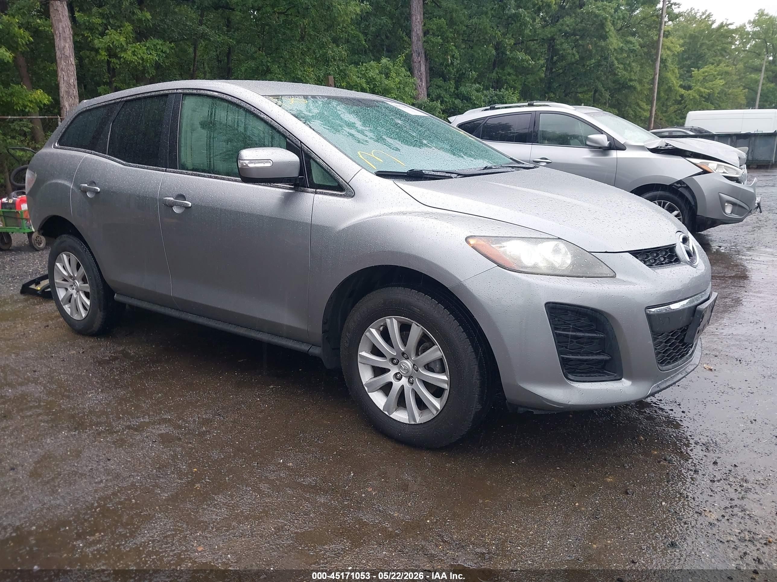 2011 Mazda Cx-7 I Sv Silver vin: JM3ER2AM5B0397563