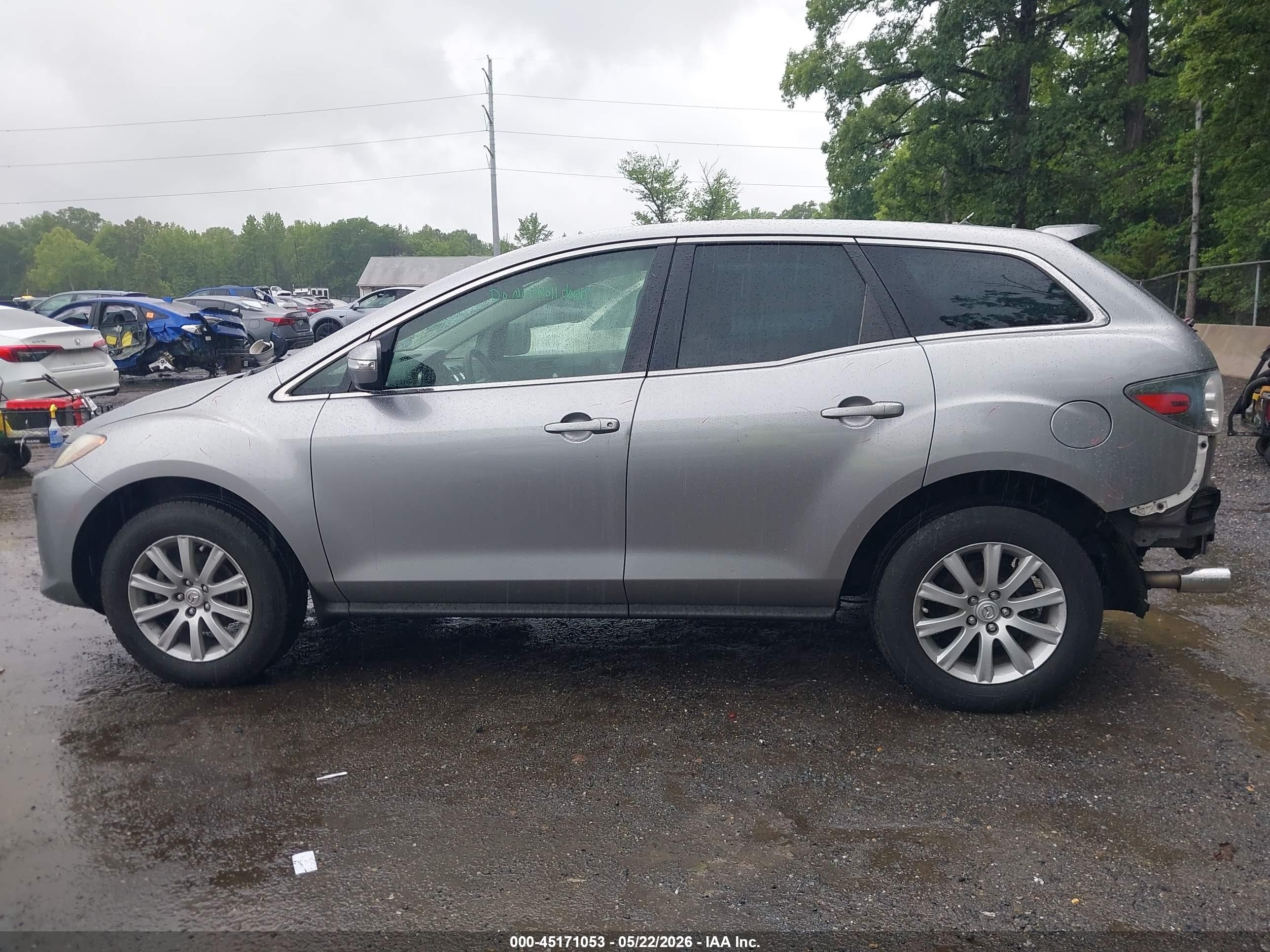2011 Mazda Cx-7 I Sv Silver vin: JM3ER2AM5B0397563