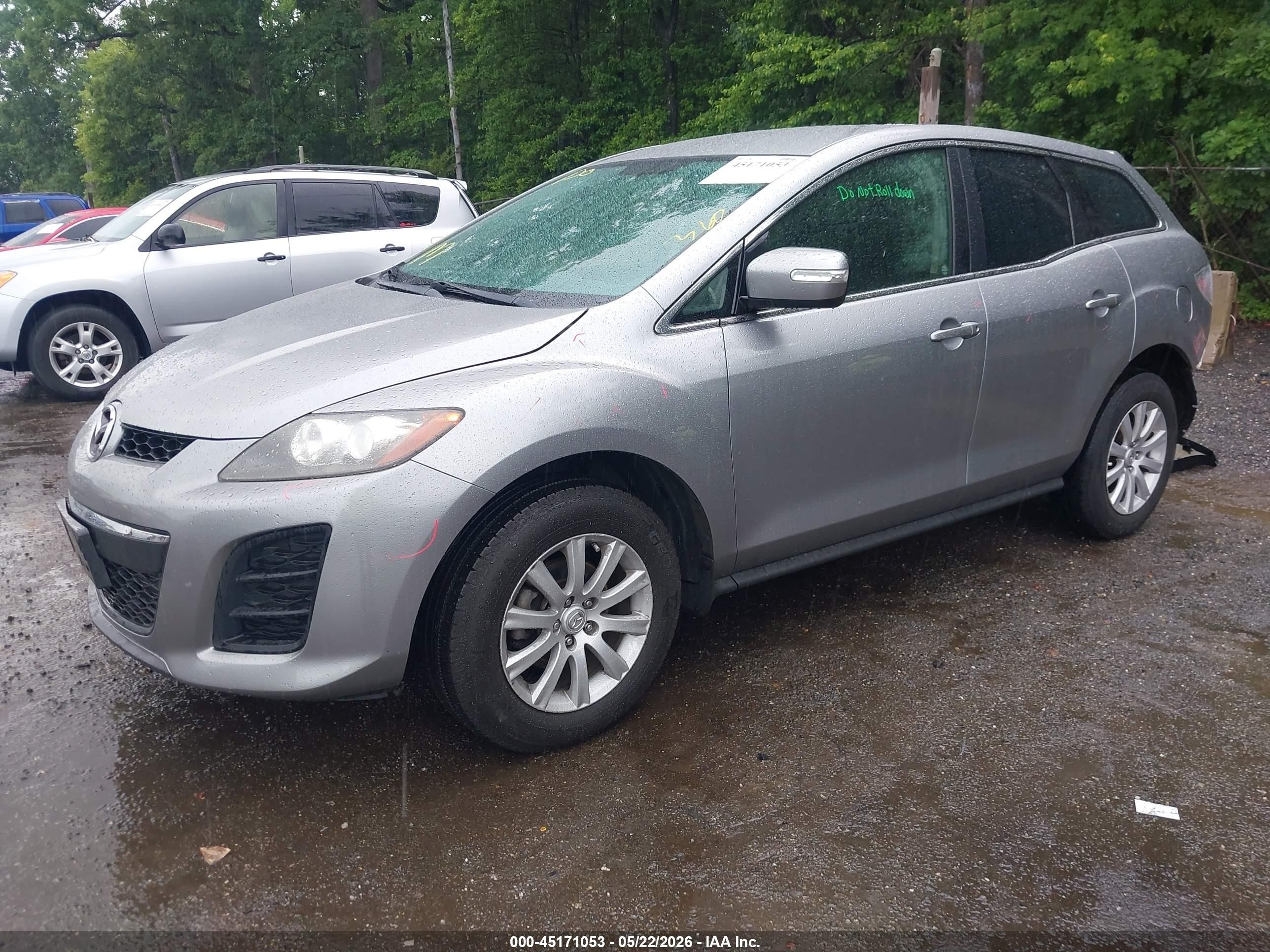 2011 Mazda Cx-7 I Sv Silver vin: JM3ER2AM5B0397563