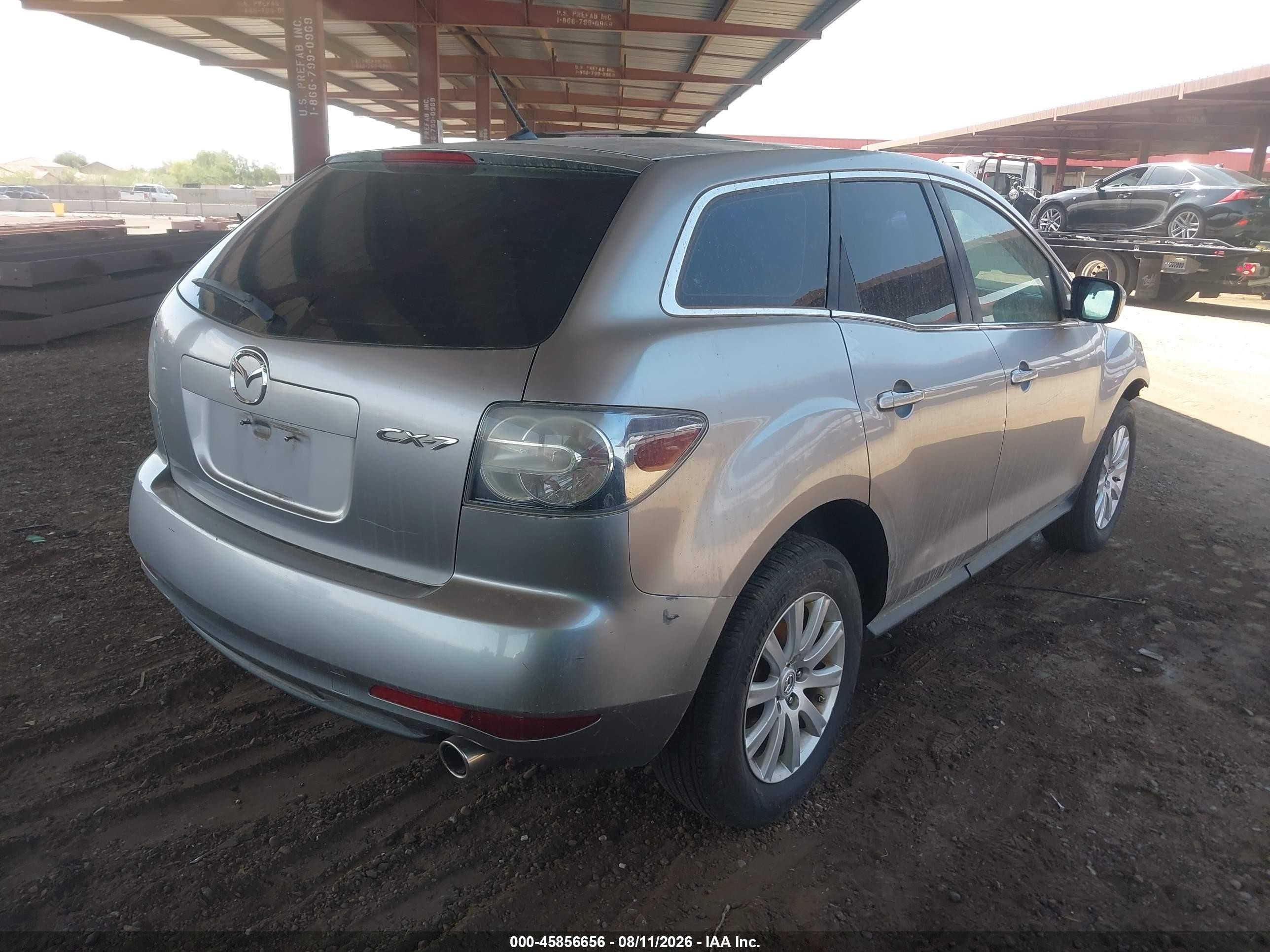 2011 Mazda Cx-7   Silver vin: JM3ER2AM6B0391089