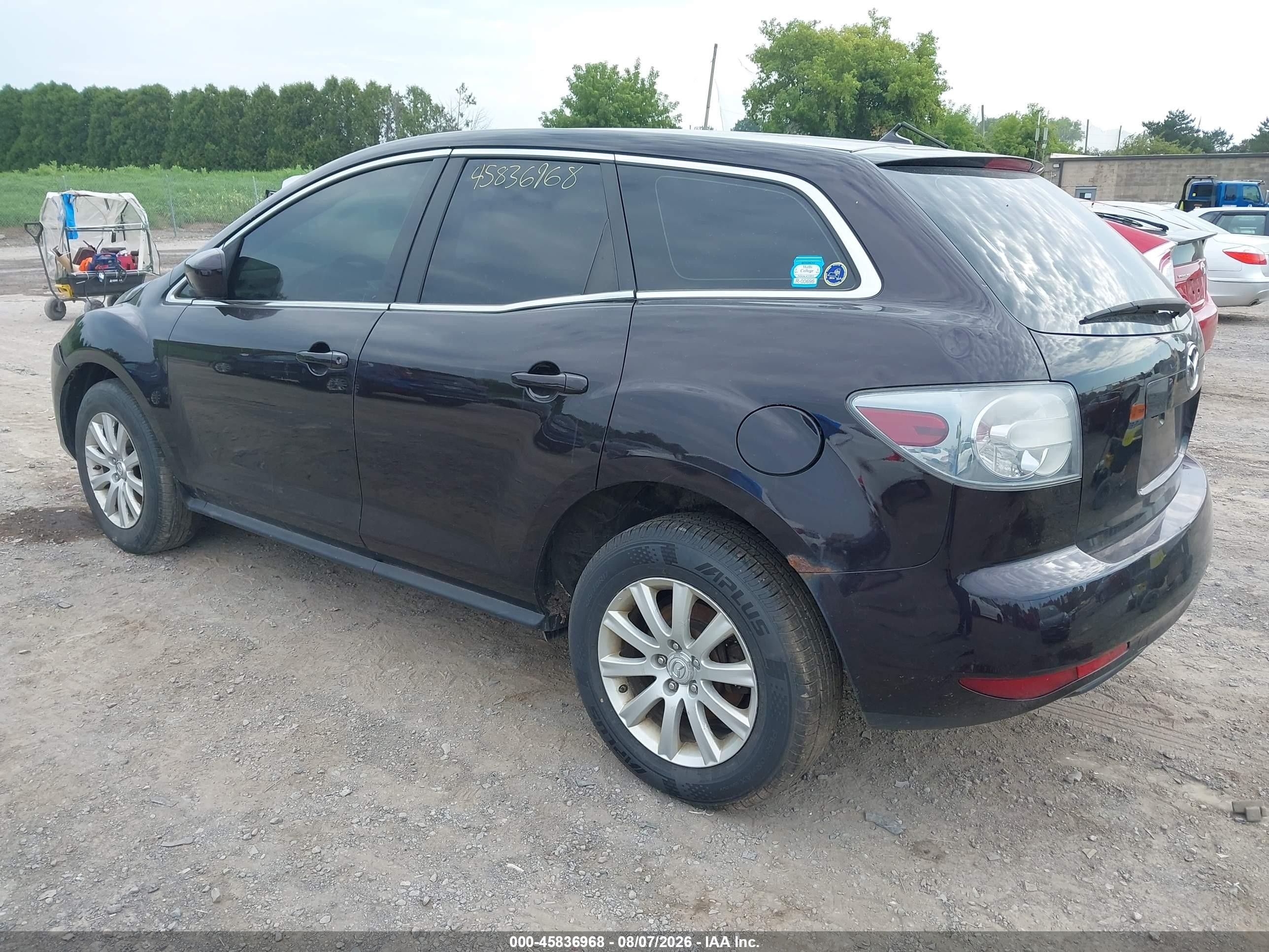 2011 Mazda Cx-7 I Sv Purple vin: JM3ER2AM8B0360653