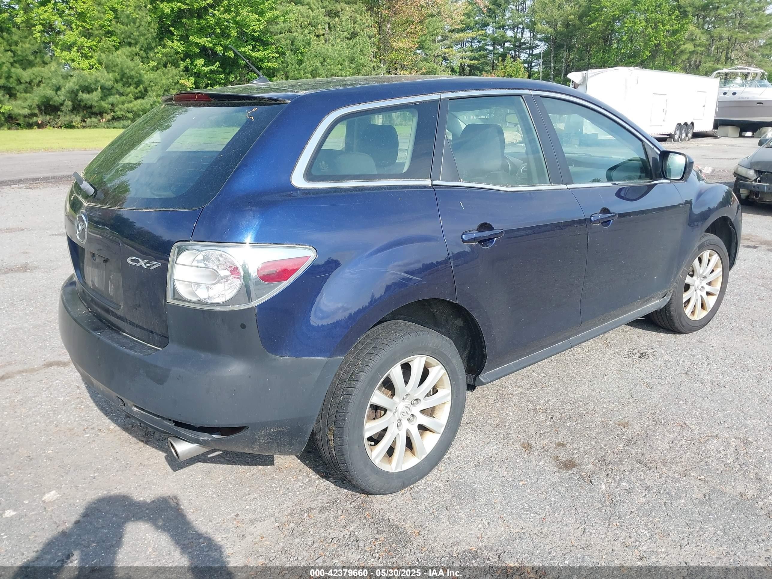 2011 Mazda Cx-7 I Sv Blue vin: JM3ER2AM8B0377114