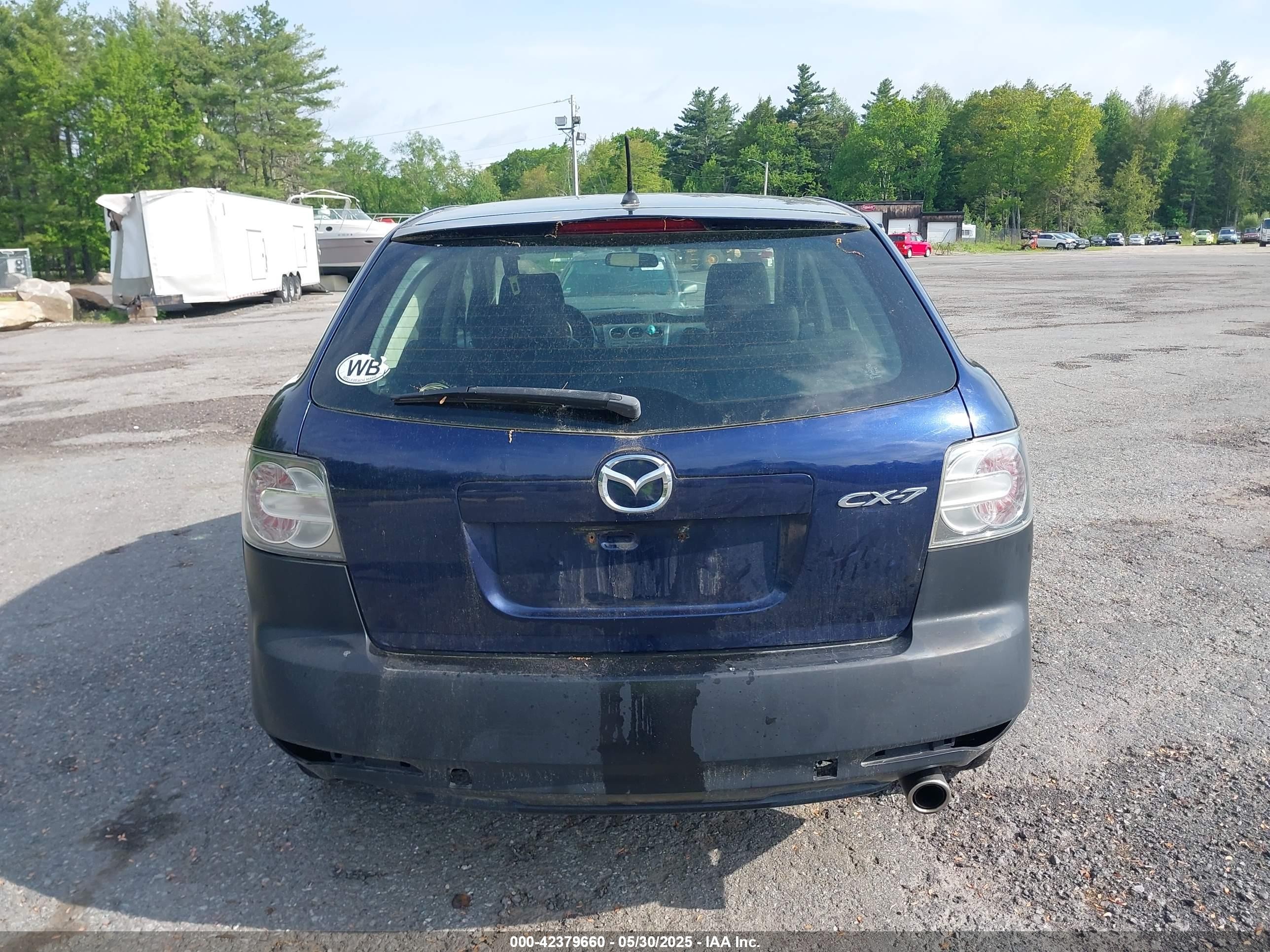 2011 Mazda Cx-7 I Sv Blue vin: JM3ER2AM8B0377114