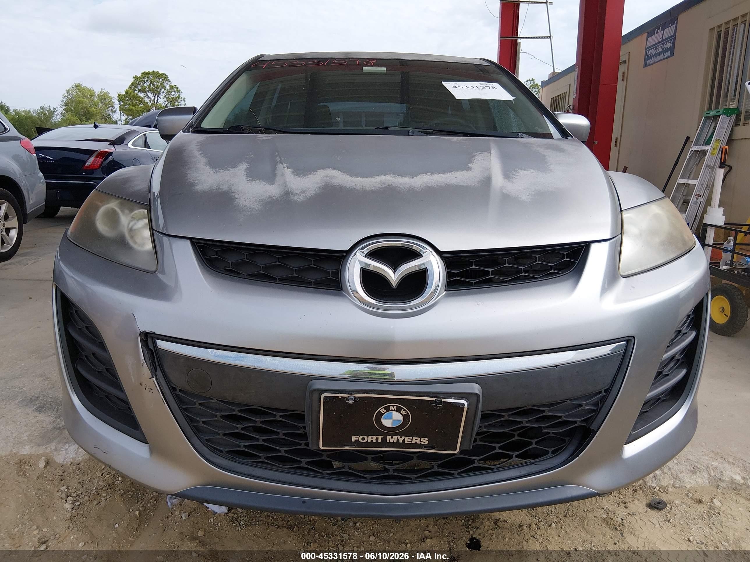 2011 Mazda Cx-7 I Sv Silver vin: JM3ER2AM8B0391322