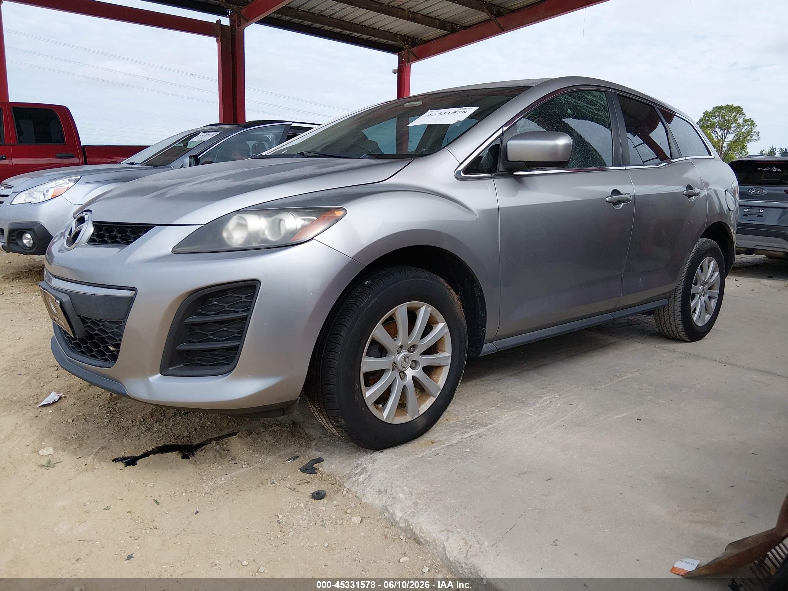 2011 Mazda Cx-7 I Sv Silver vin: JM3ER2AM8B0391322