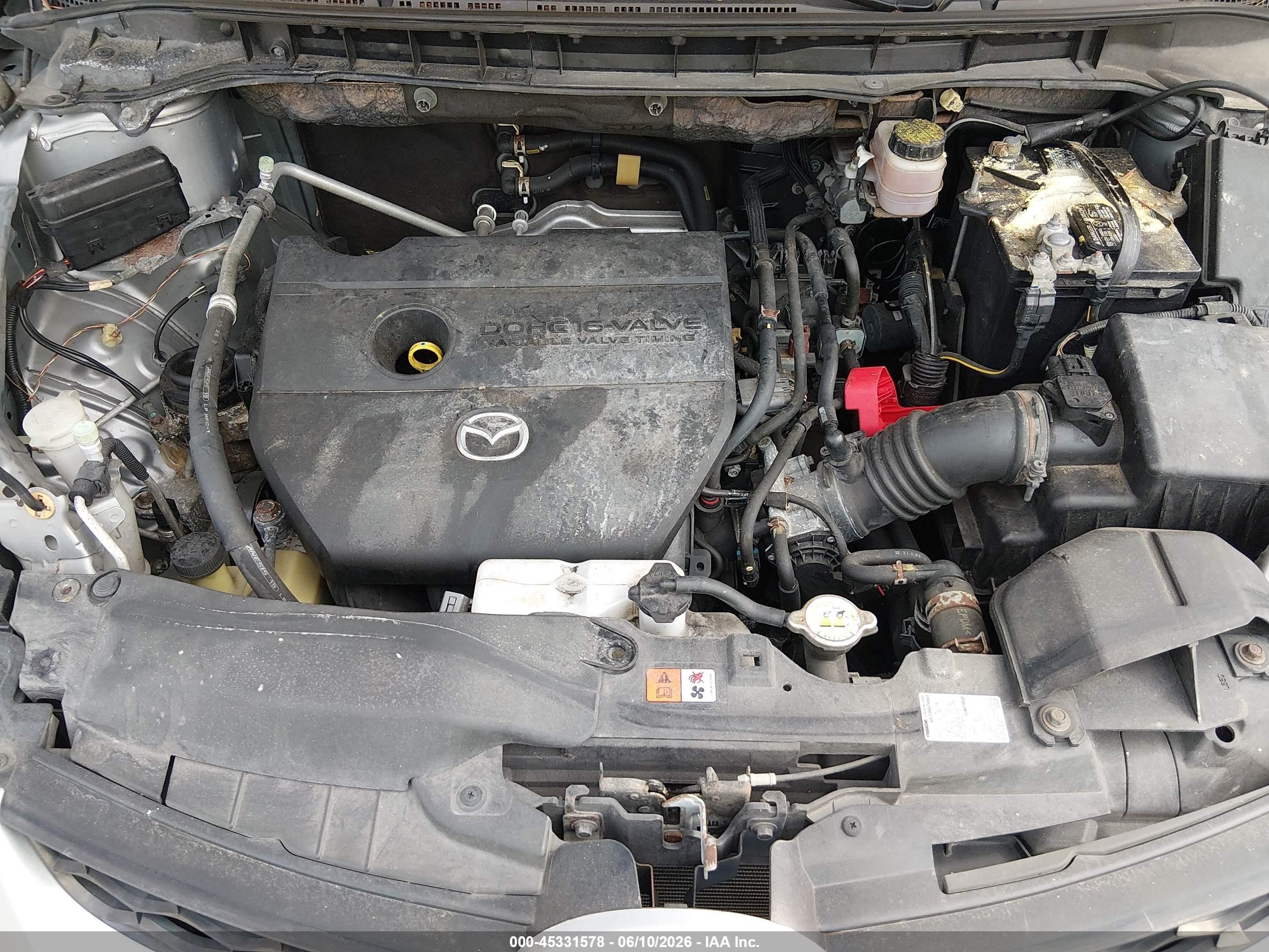 2011 Mazda Cx-7 I Sv Silver vin: JM3ER2AM8B0391322