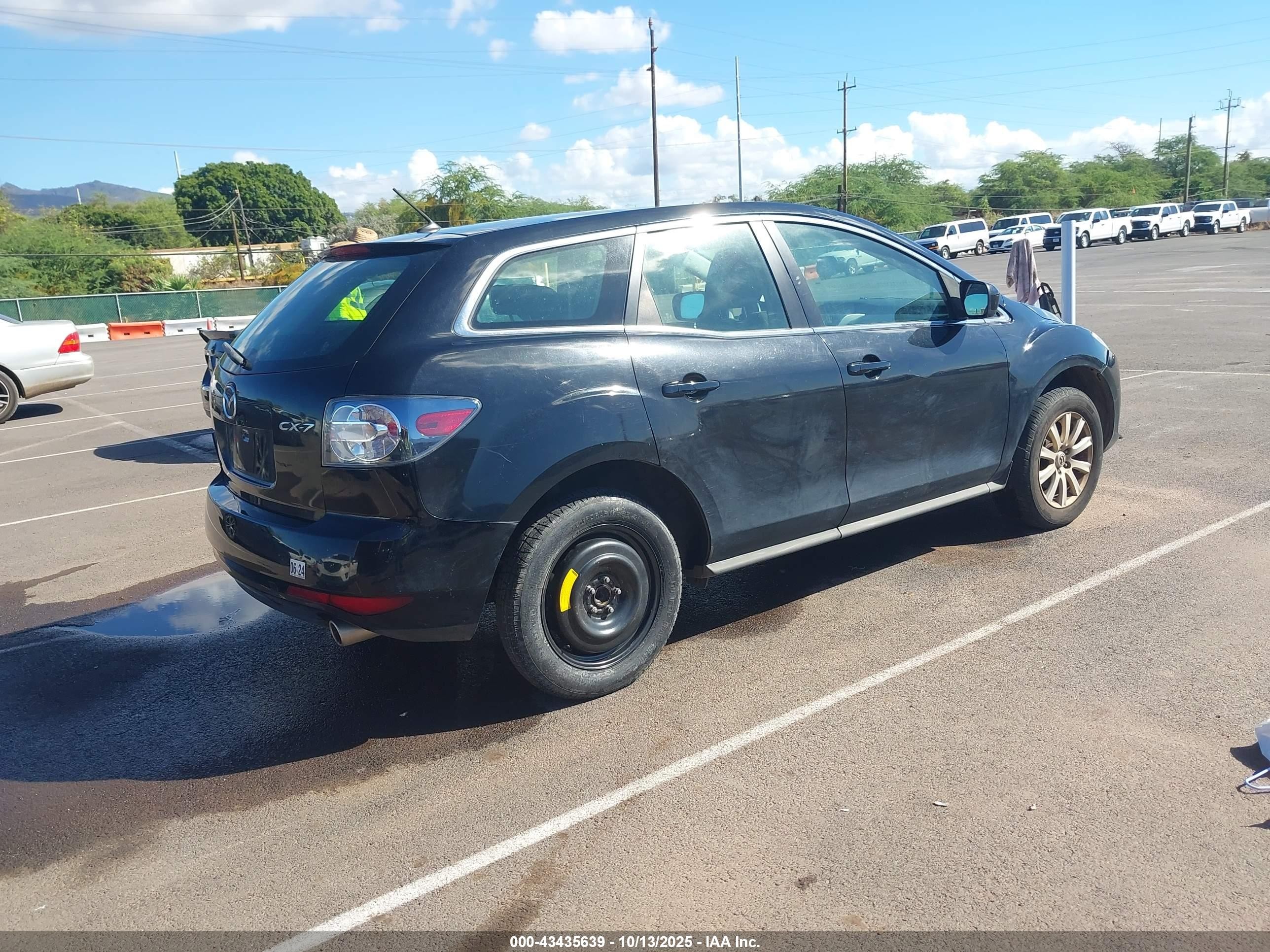 2011 Mazda Cx-7 I Sv Черный vin: JM3ER2AMXB0387630