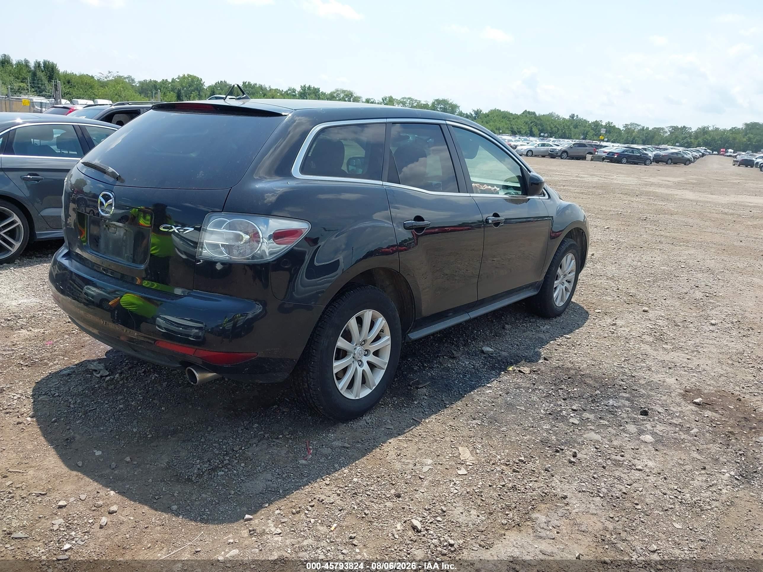 2011 Mazda Cx-7 I Sport Black vin: JM3ER2B50B0358712