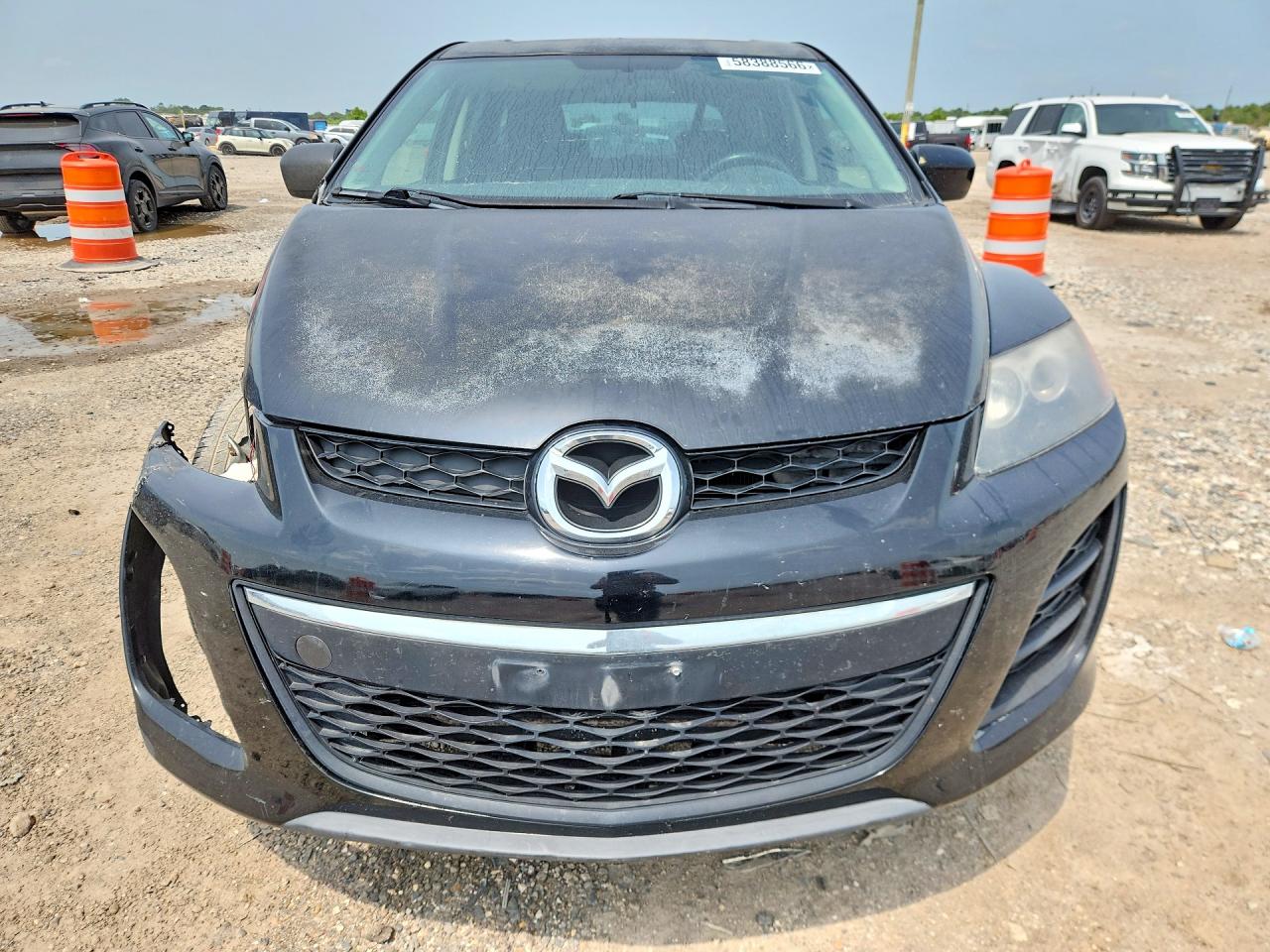 2011 Mazda Cx-7 Black vin: JM3ER2B50B0369807