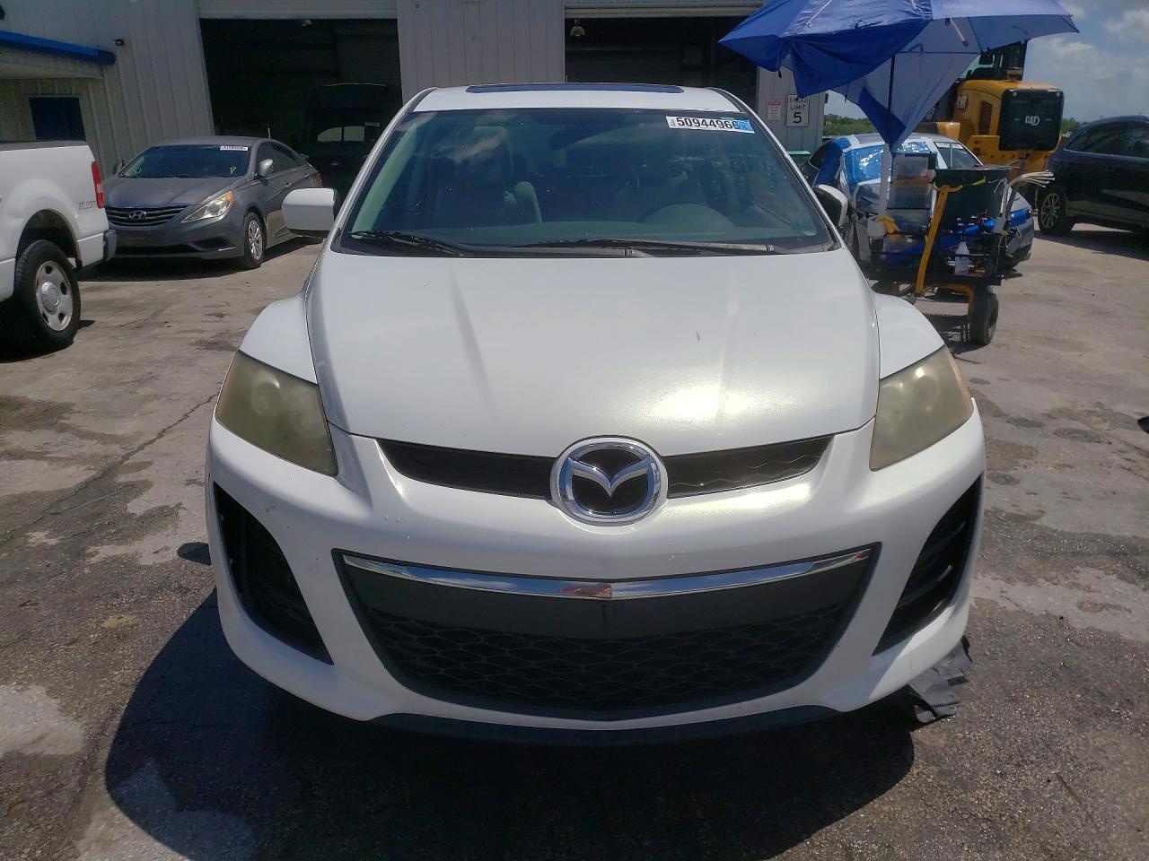 2011 Mazda Cx-7 White vin: JM3ER2B50B0378328