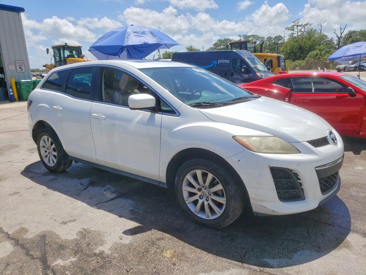 2011 Mazda Cx-7 White vin: JM3ER2B50B0378328
