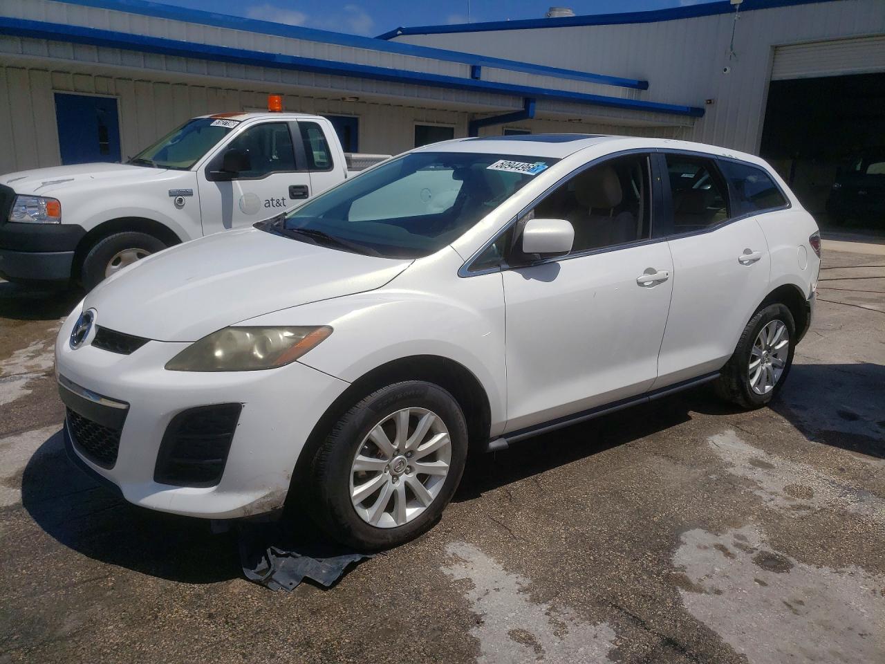 2011 Mazda Cx-7 White vin: JM3ER2B50B0378328